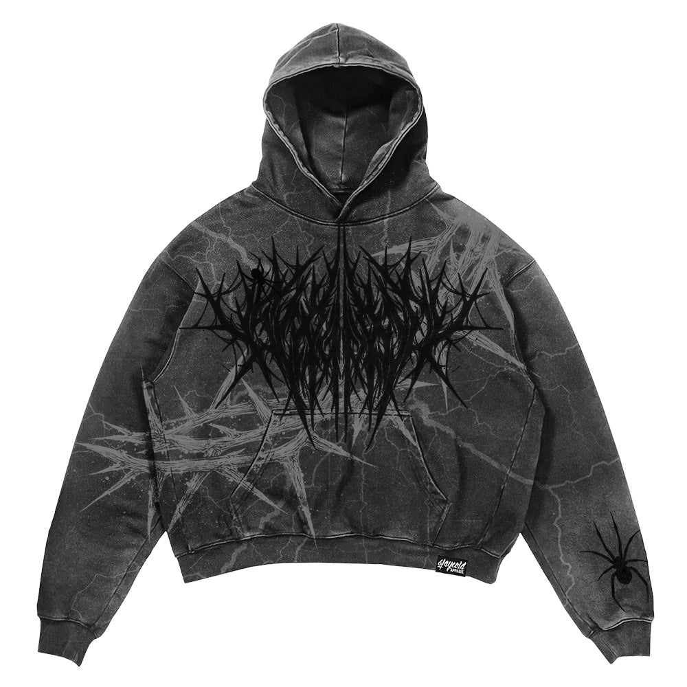 Blackthorn - Heavy Oversized Hoodie (Acid Washed) 400GSM