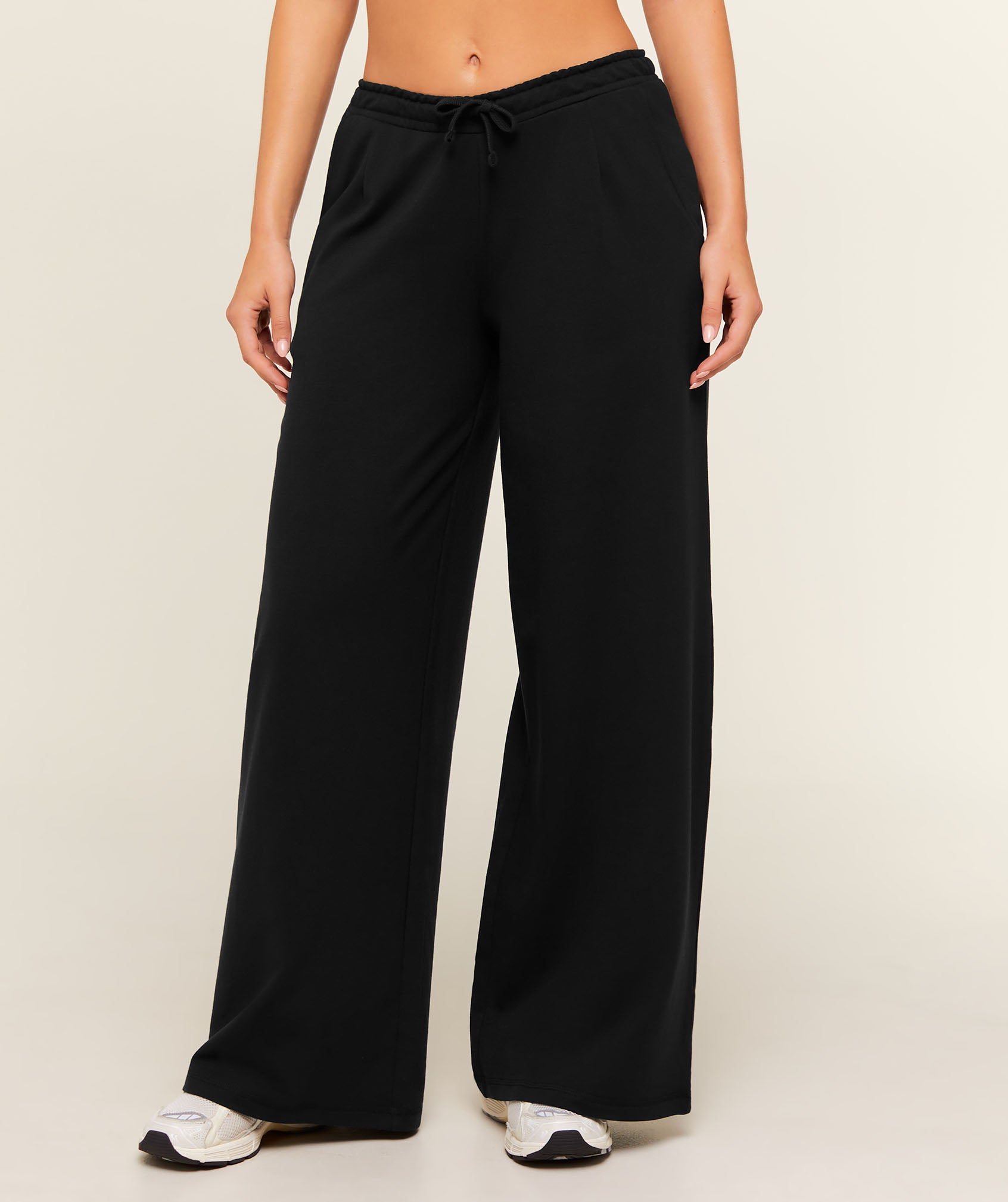 Gymshark Lightweight Wide Leg Pants Regular - Black