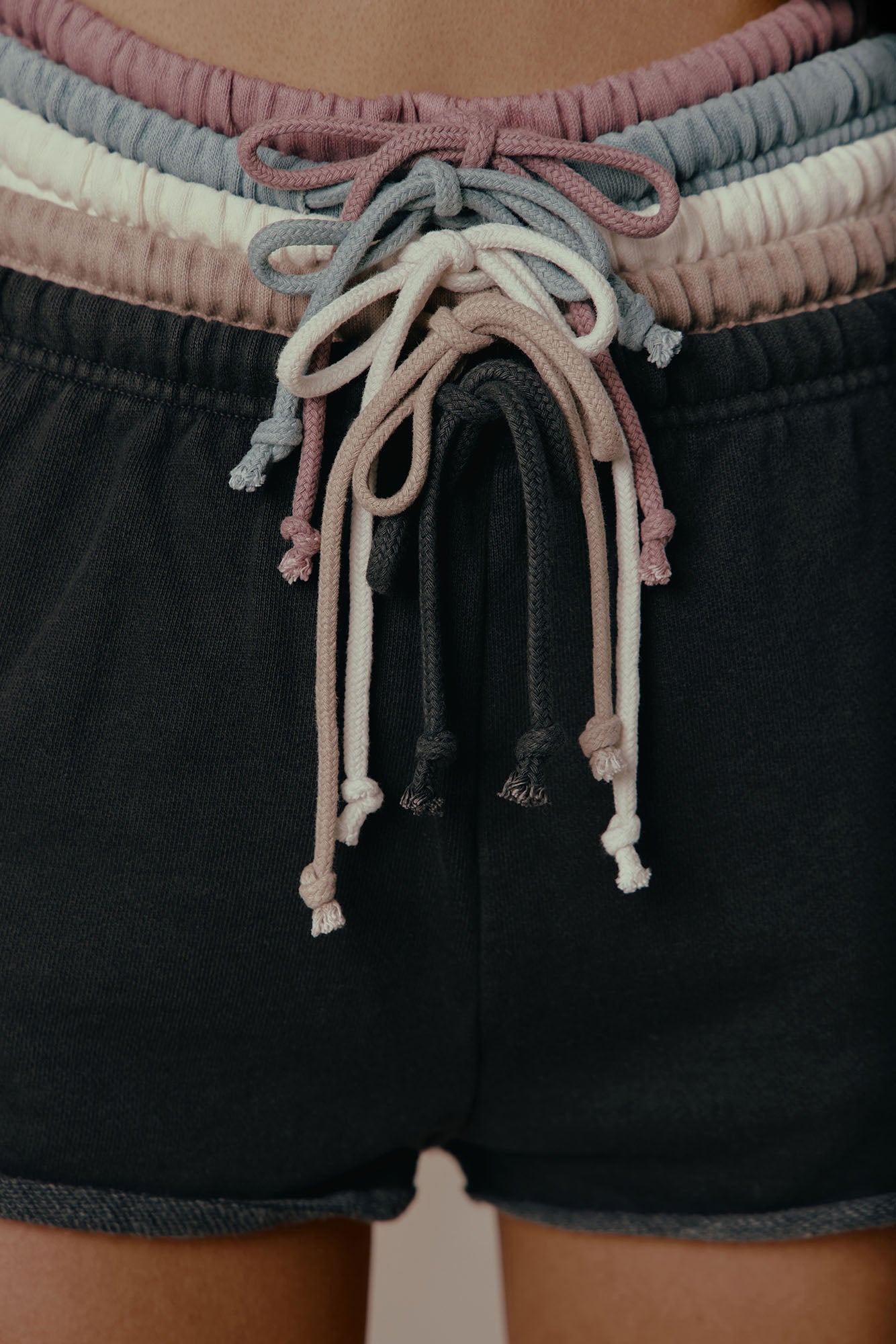 TERRY Sweatshort - Washed Black
