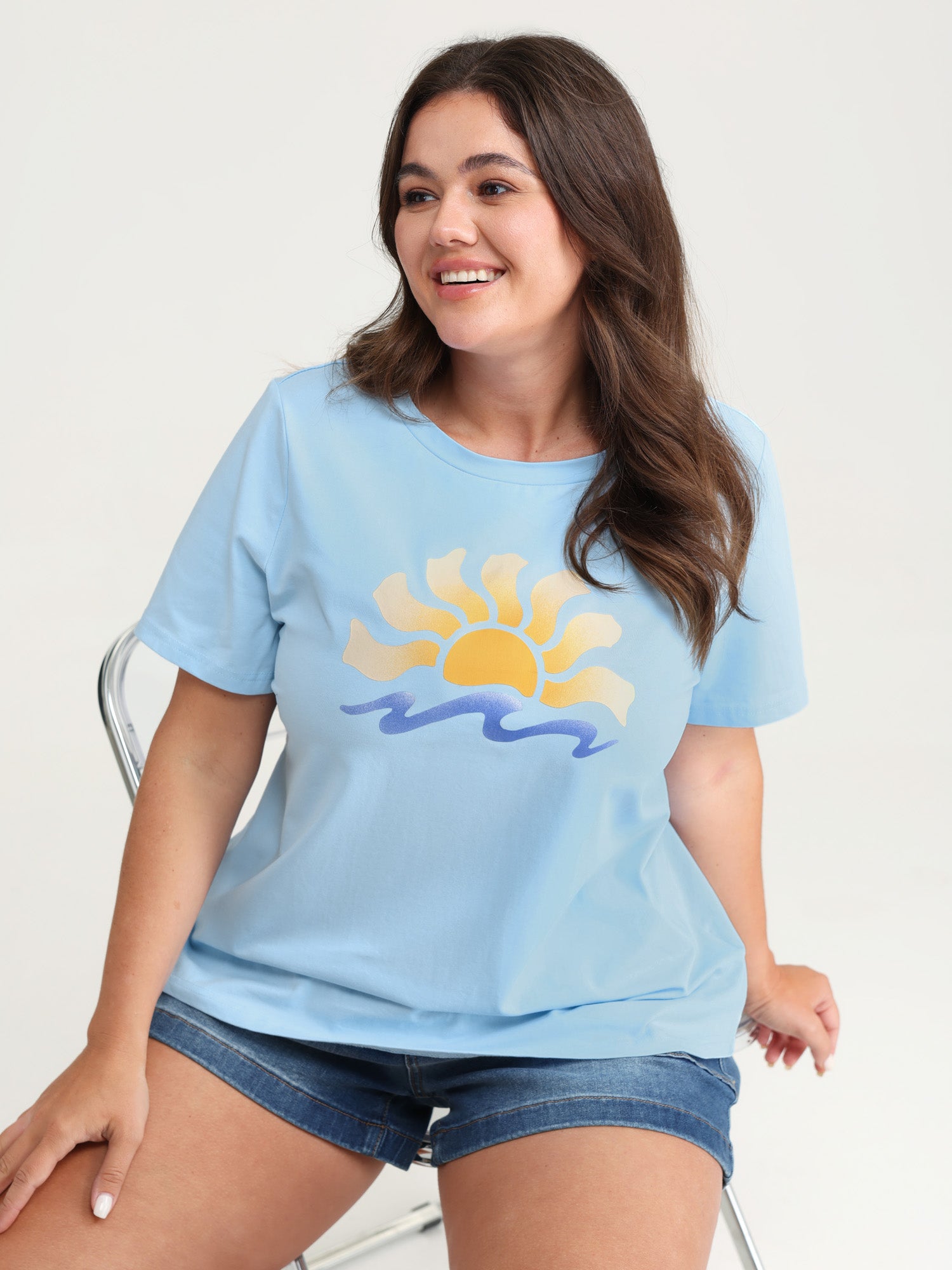 Cotton Sun Approved Crew Neck T-Shirt