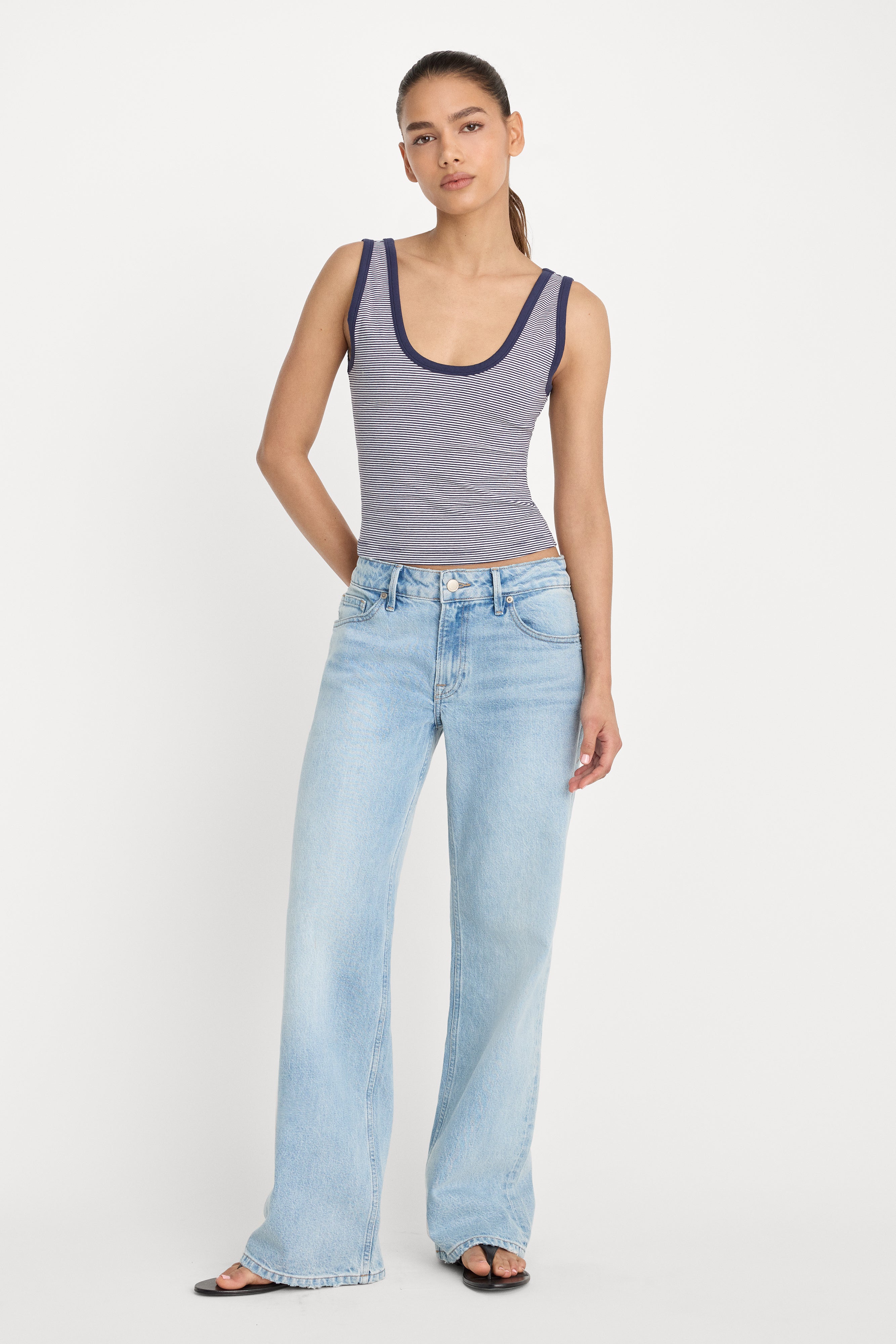 VINTAGE LOW LOOSE JEANS | INDIGO1223