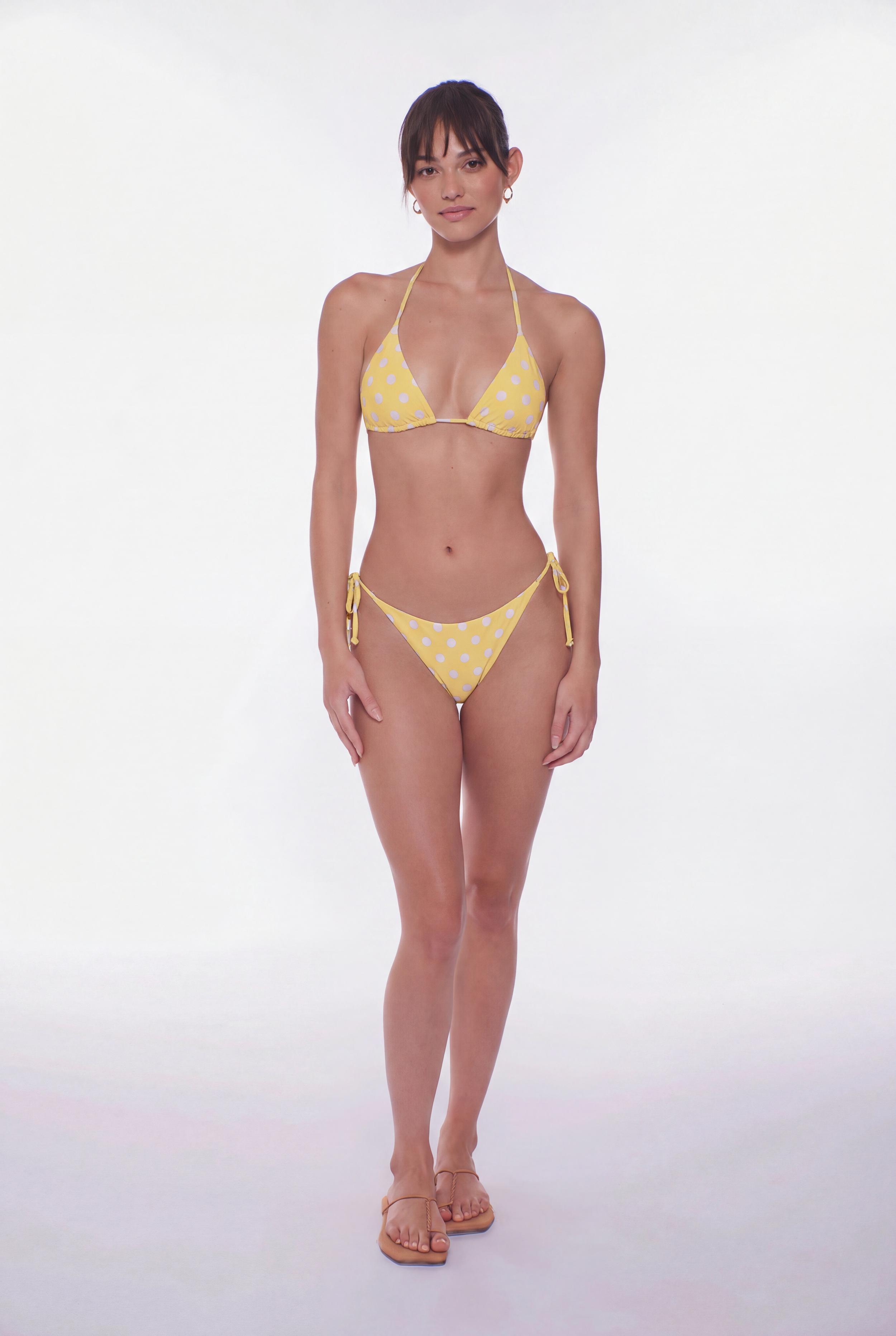 Peixoto Honeycomb Polka Dots Fifi Bikini Top