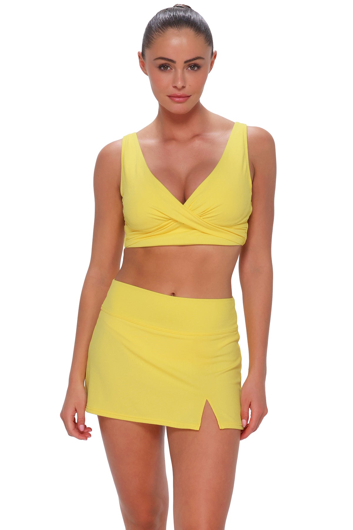 Sunsets Pineapple Crepe Elsie Top