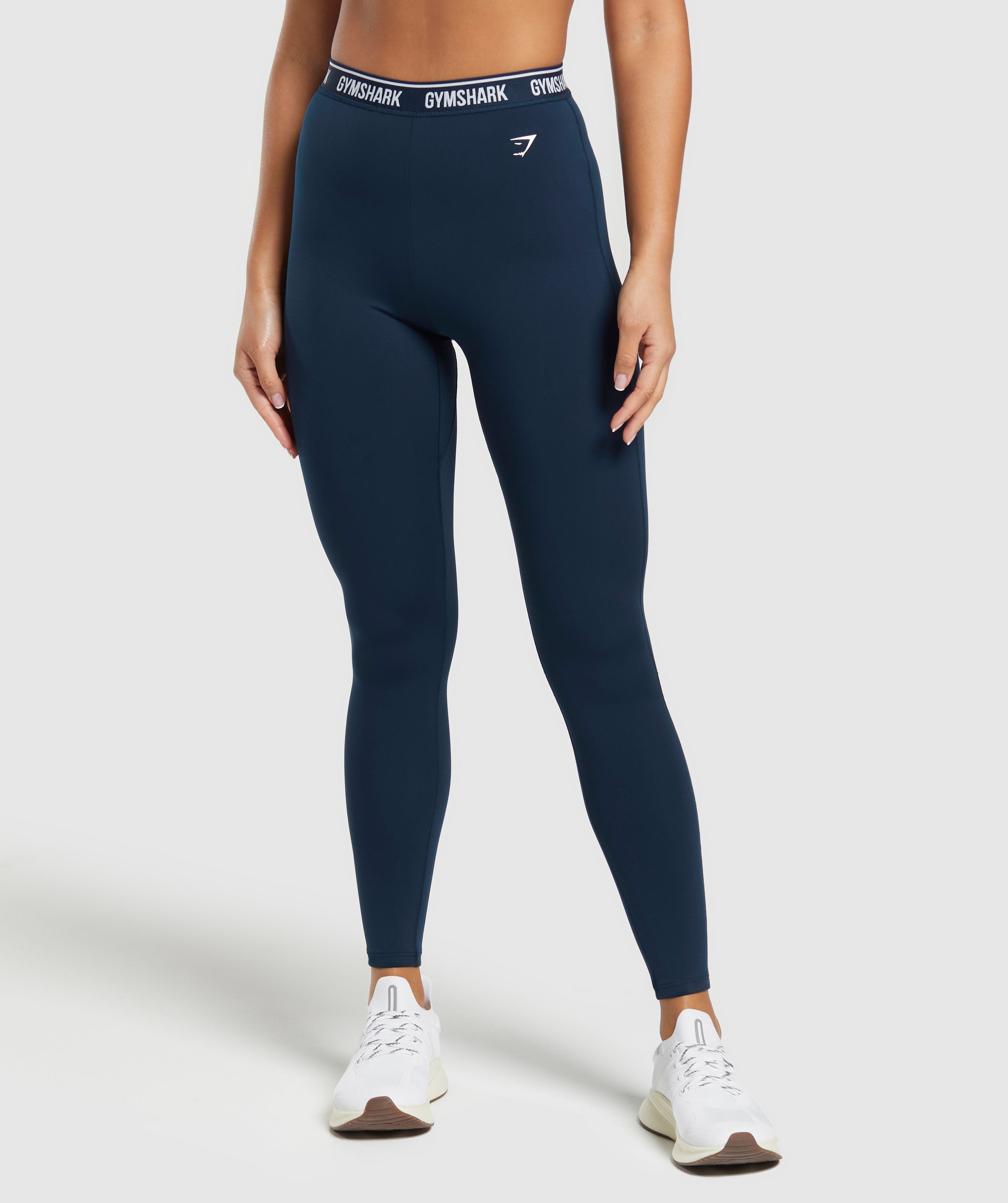 Gymshark Everyday Gymshark Waistband Leggings - Navy