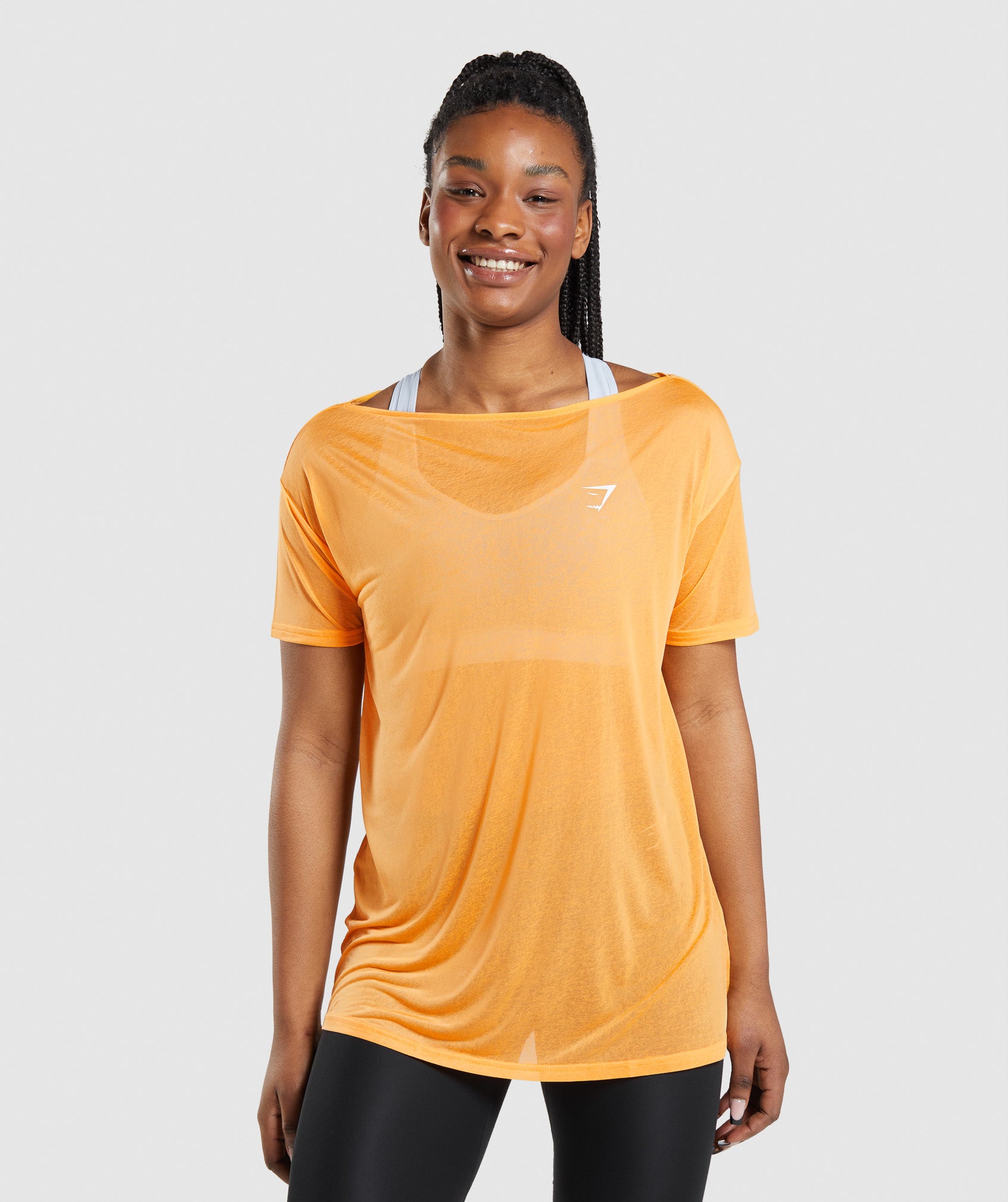 Gymshark Training Oversized Top - Orange