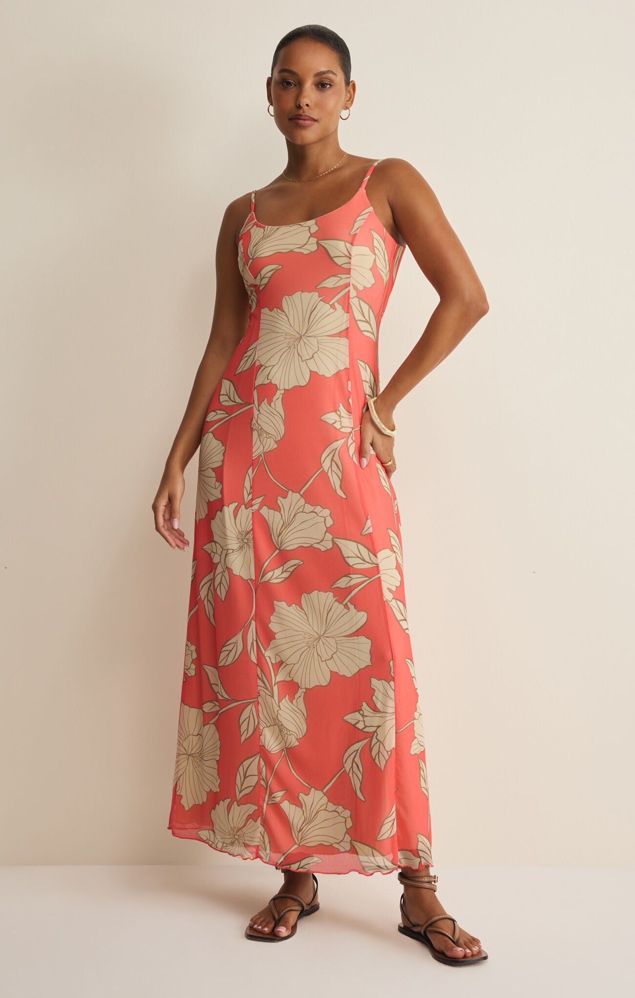 Z Supply Gelato Charisma Bloom Midi Dress