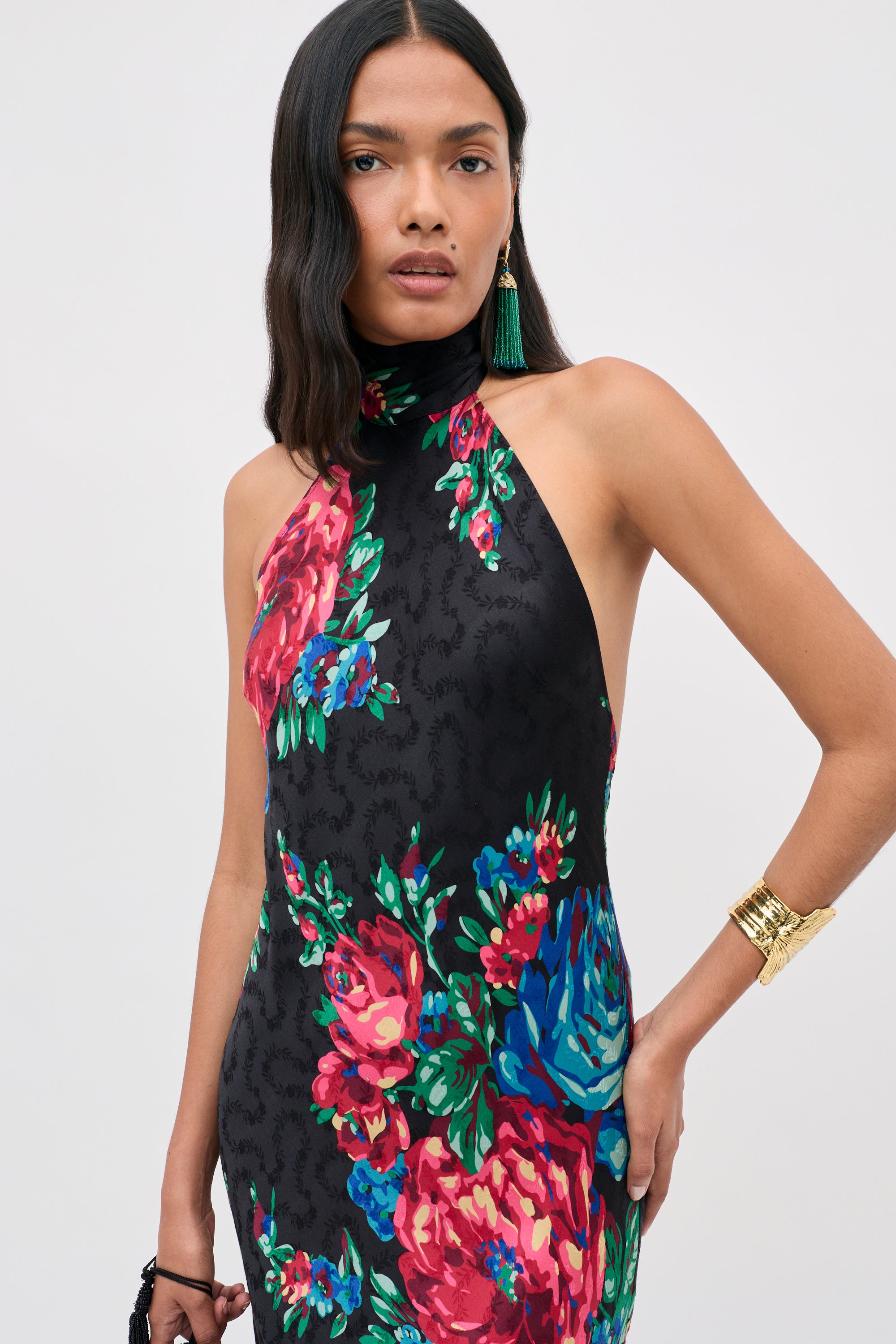 Maura -  Vintage Bouquet Black