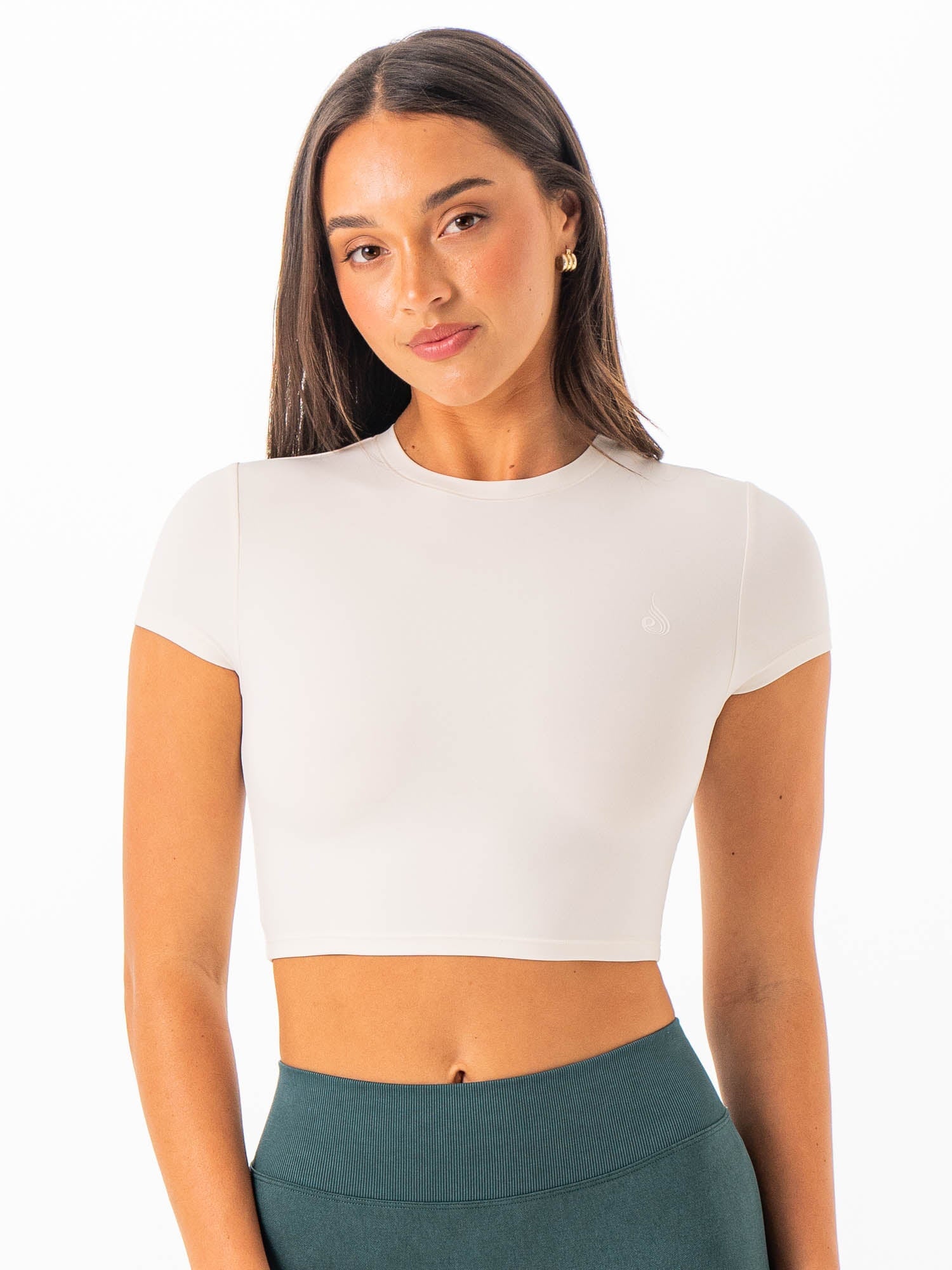 NKD Cropped Tee - Vanilla