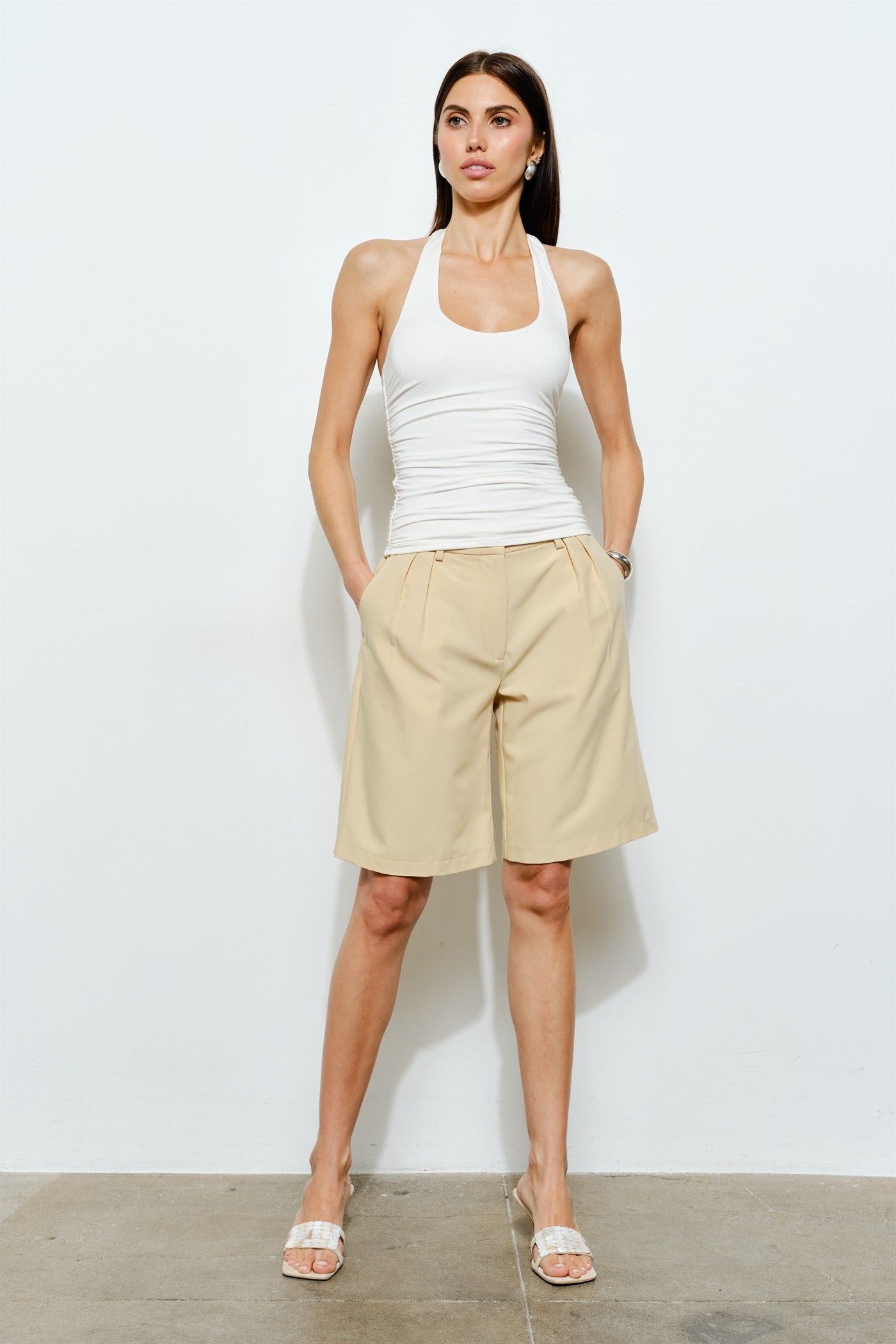 Loucia Bermuda Trouser Shorts