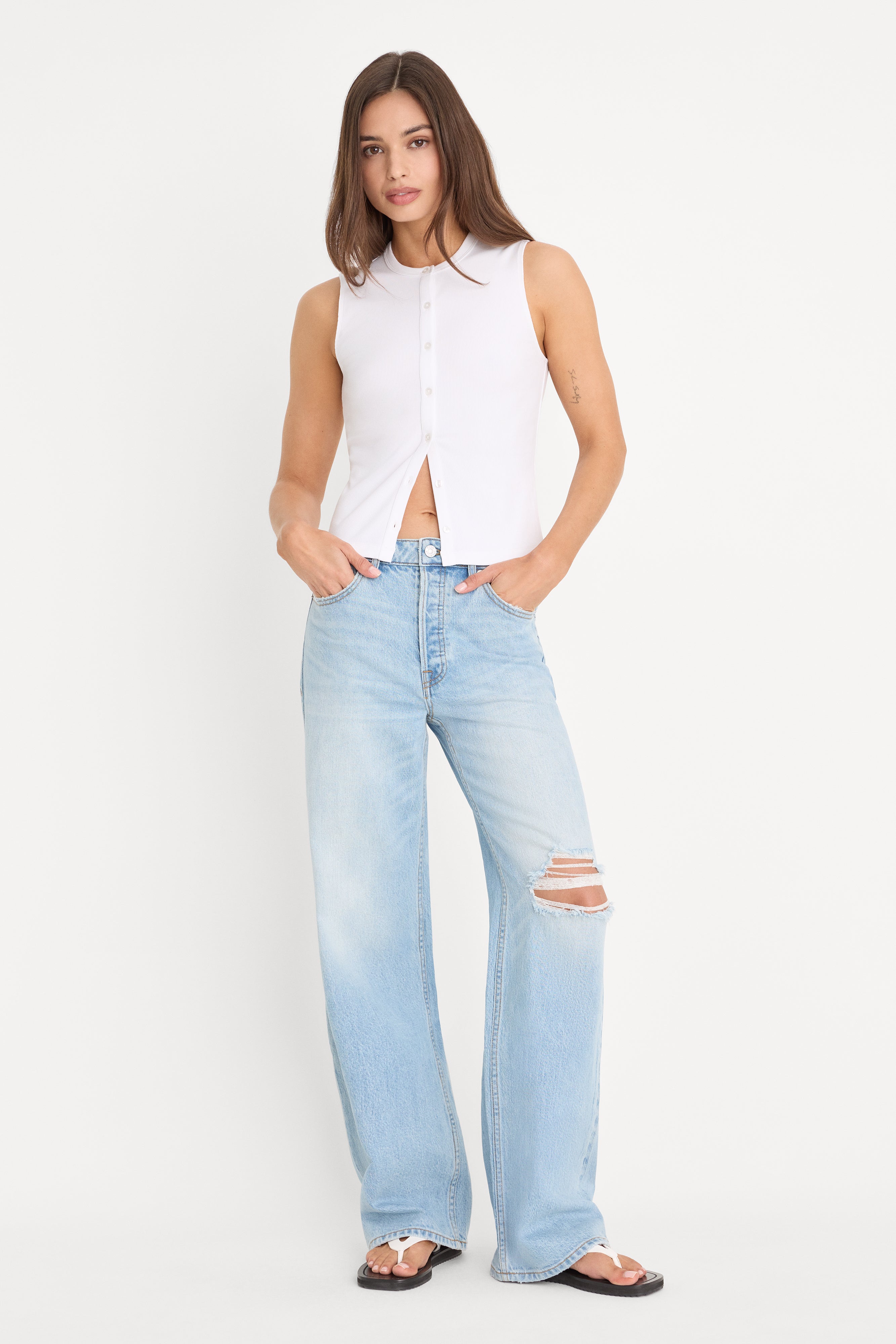 VINTAGE WIDE JEANS | INDIGO1298