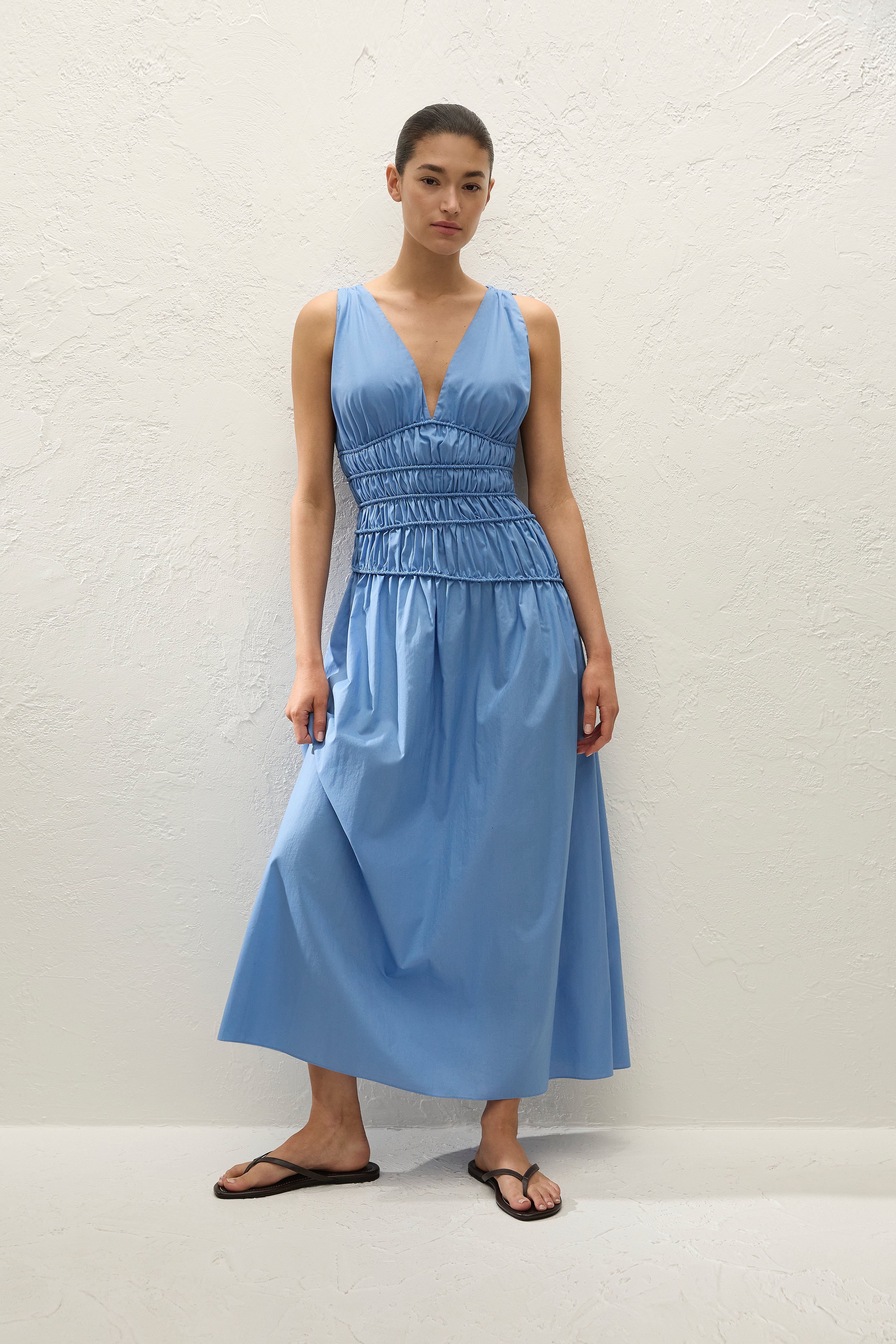 Saja Maxi Dress Venice Blue - Final Sale