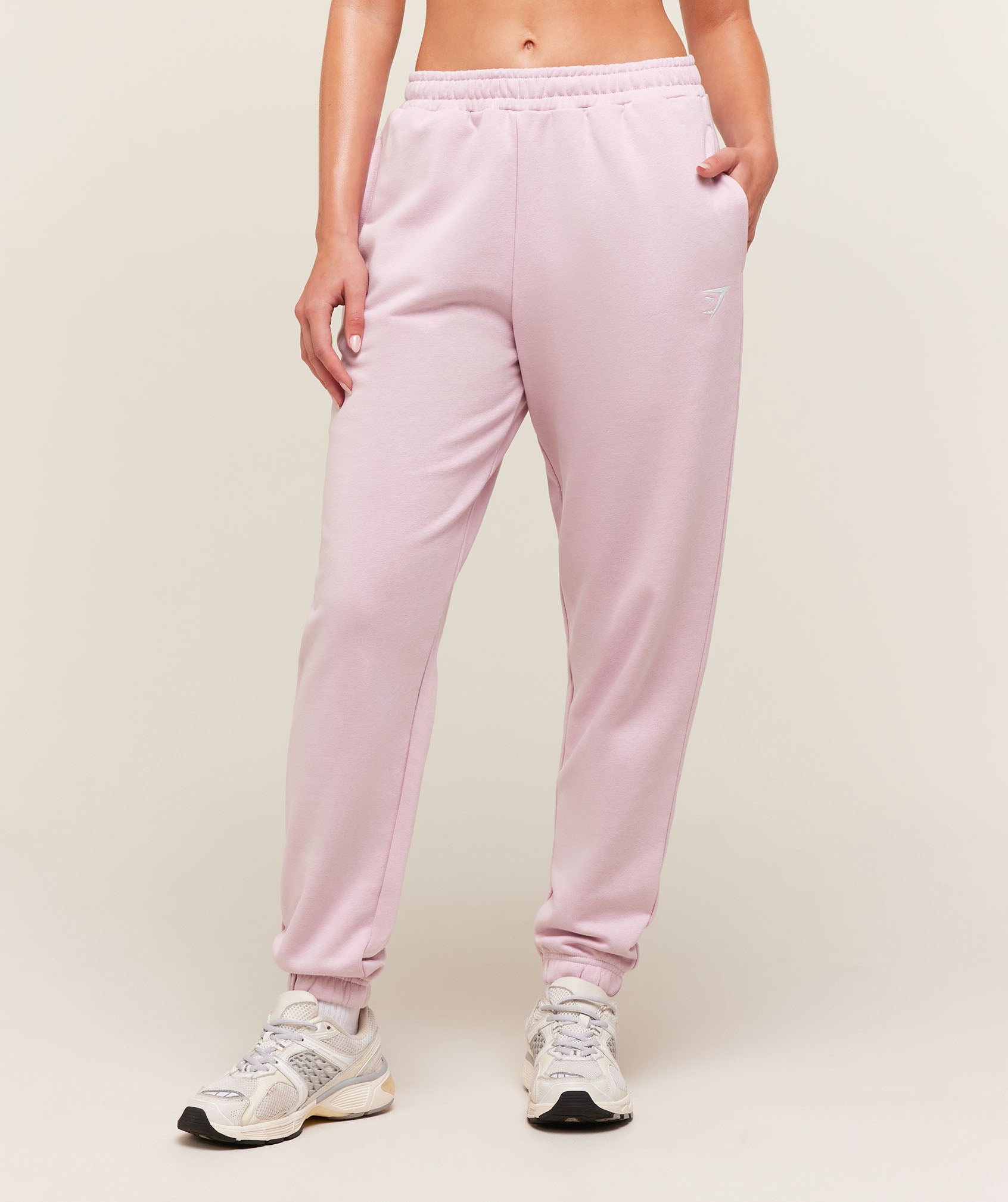 Gymshark Training Regular Fleece Joggers - Haze Pink