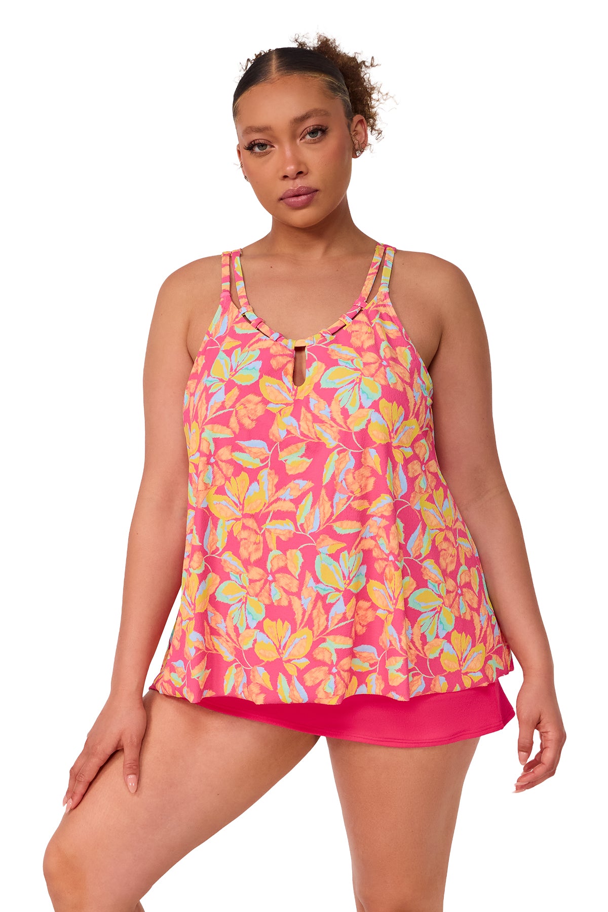 Sunsets Escape Magic Hour Crepe Sadie Tankini Top