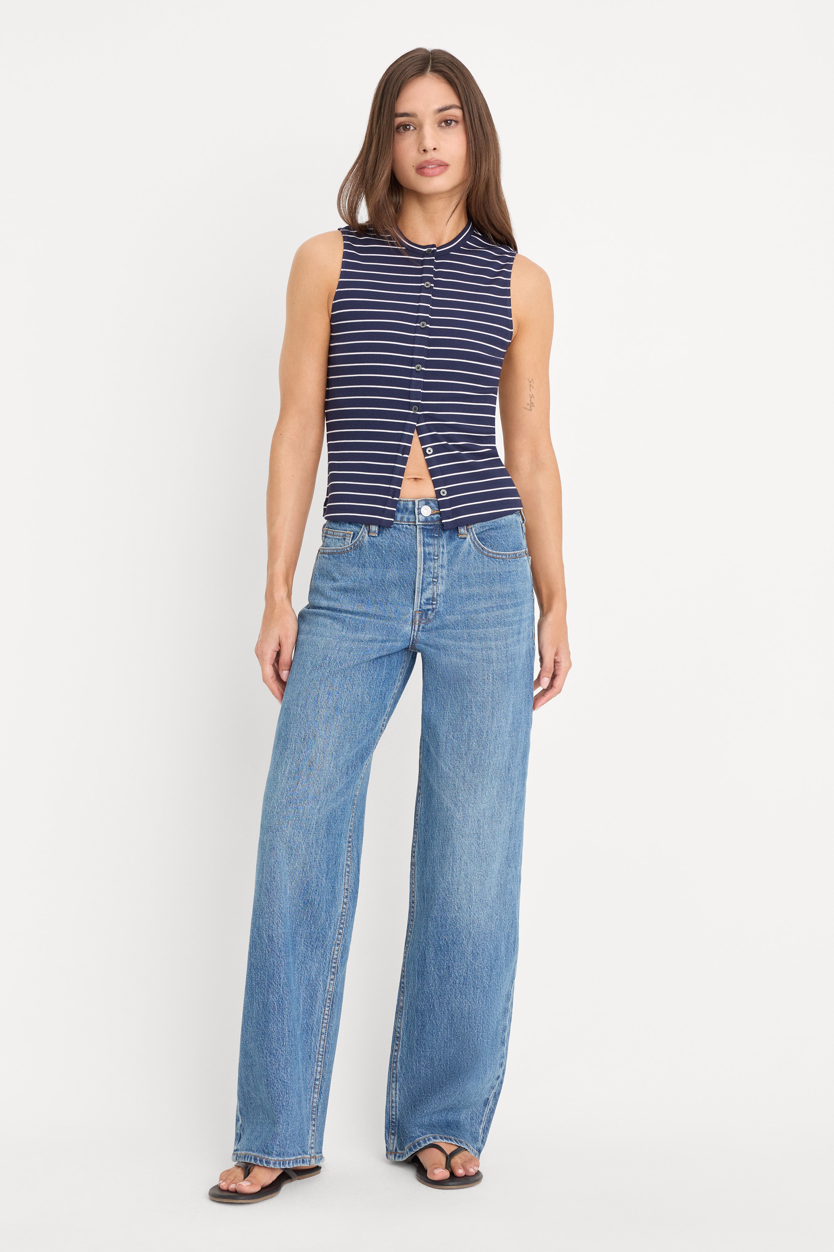 VINTAGE WIDE JEANS | INDIGO1237