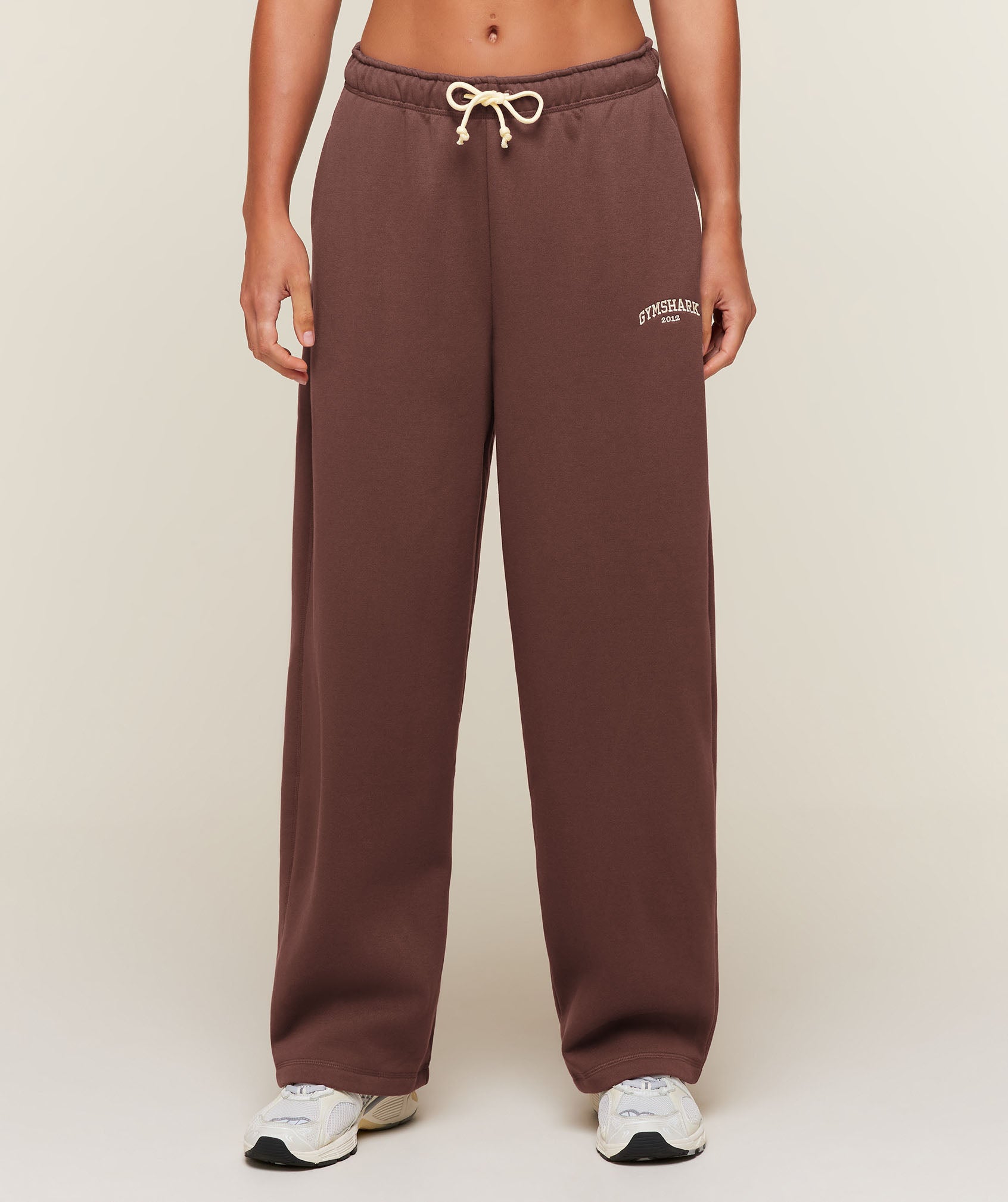 Gymshark Cosy Luxe Campus Pants - Espresso Brown