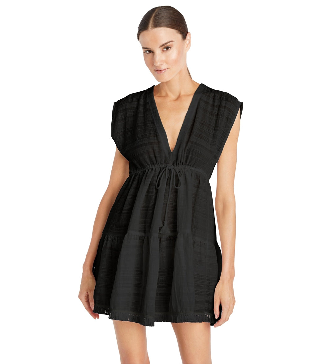 Robin Piccone Women's Natalie Flouncy Cover Up Dress