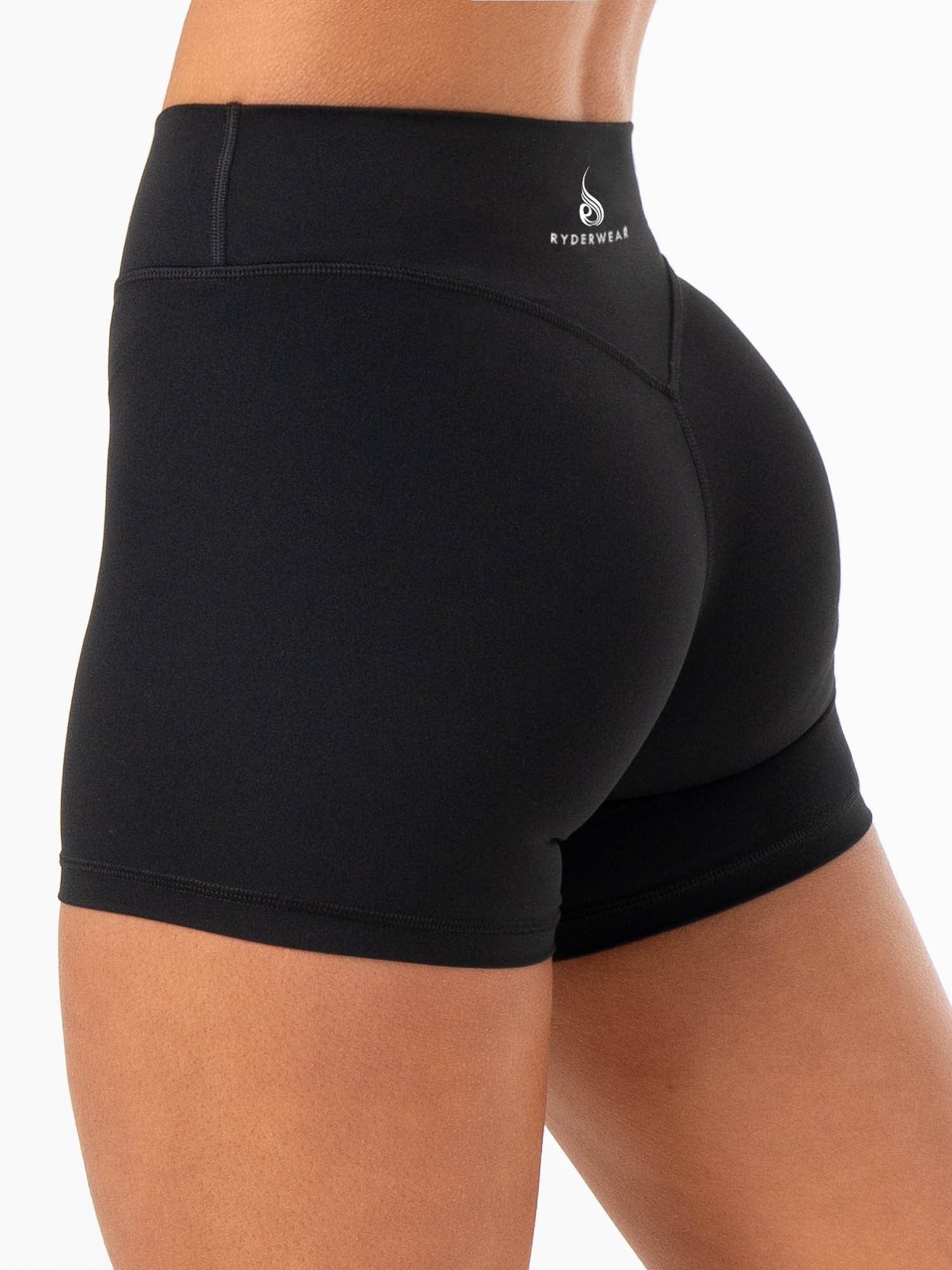 NKD Mid Rise Shorts - Black
