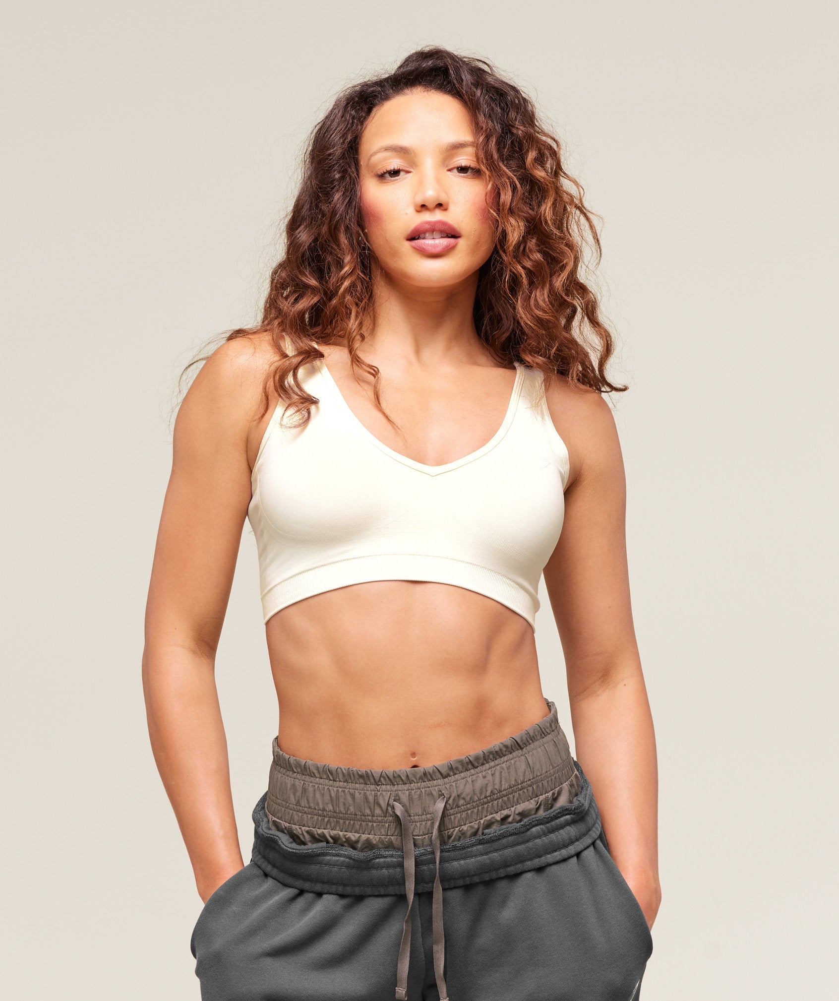 Gymshark Everyday Seamless Sports Bra - Soft White