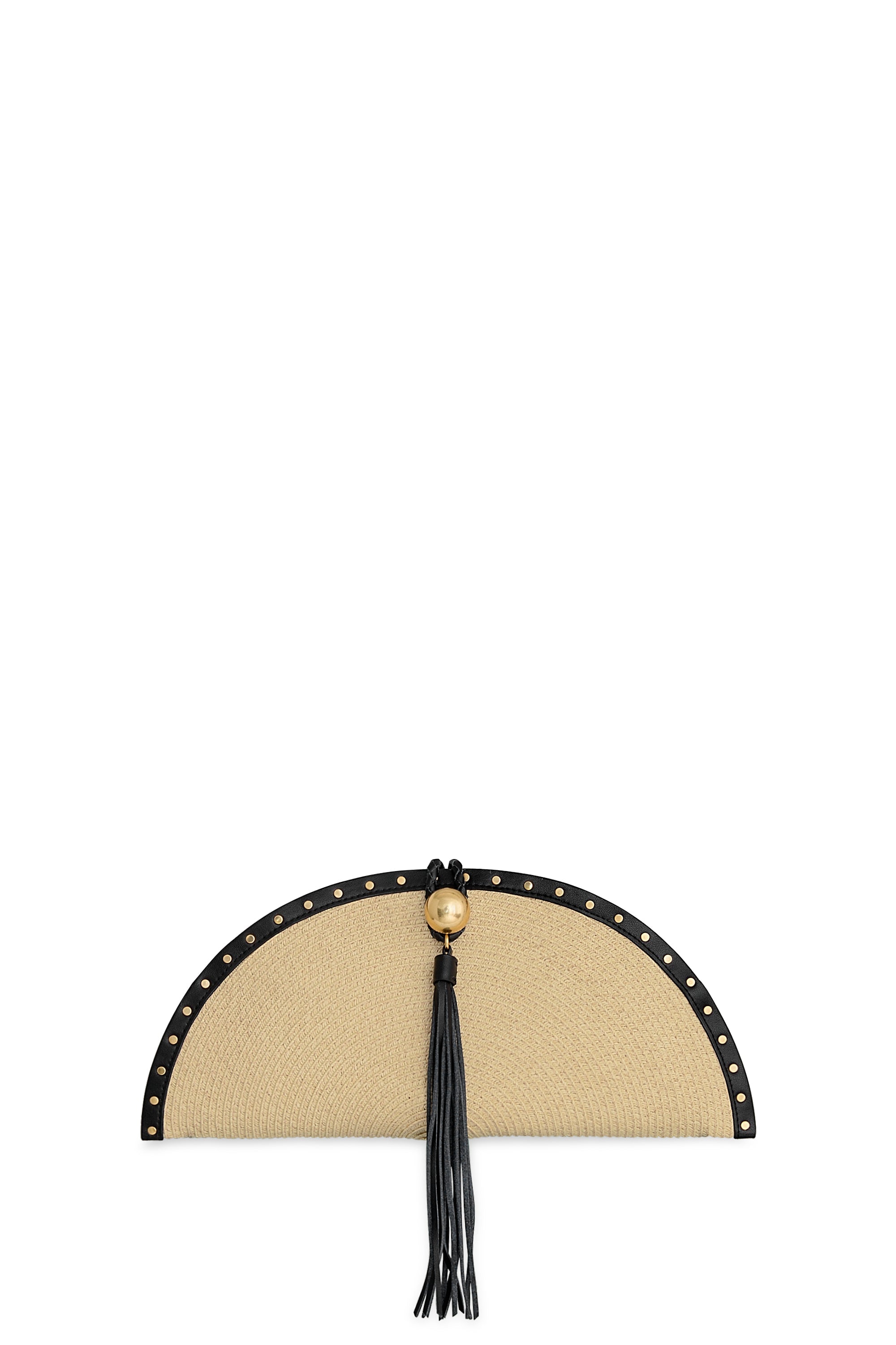 Rebecca Minkoff HALF MOON CLUTCH W/MICRO STUDS