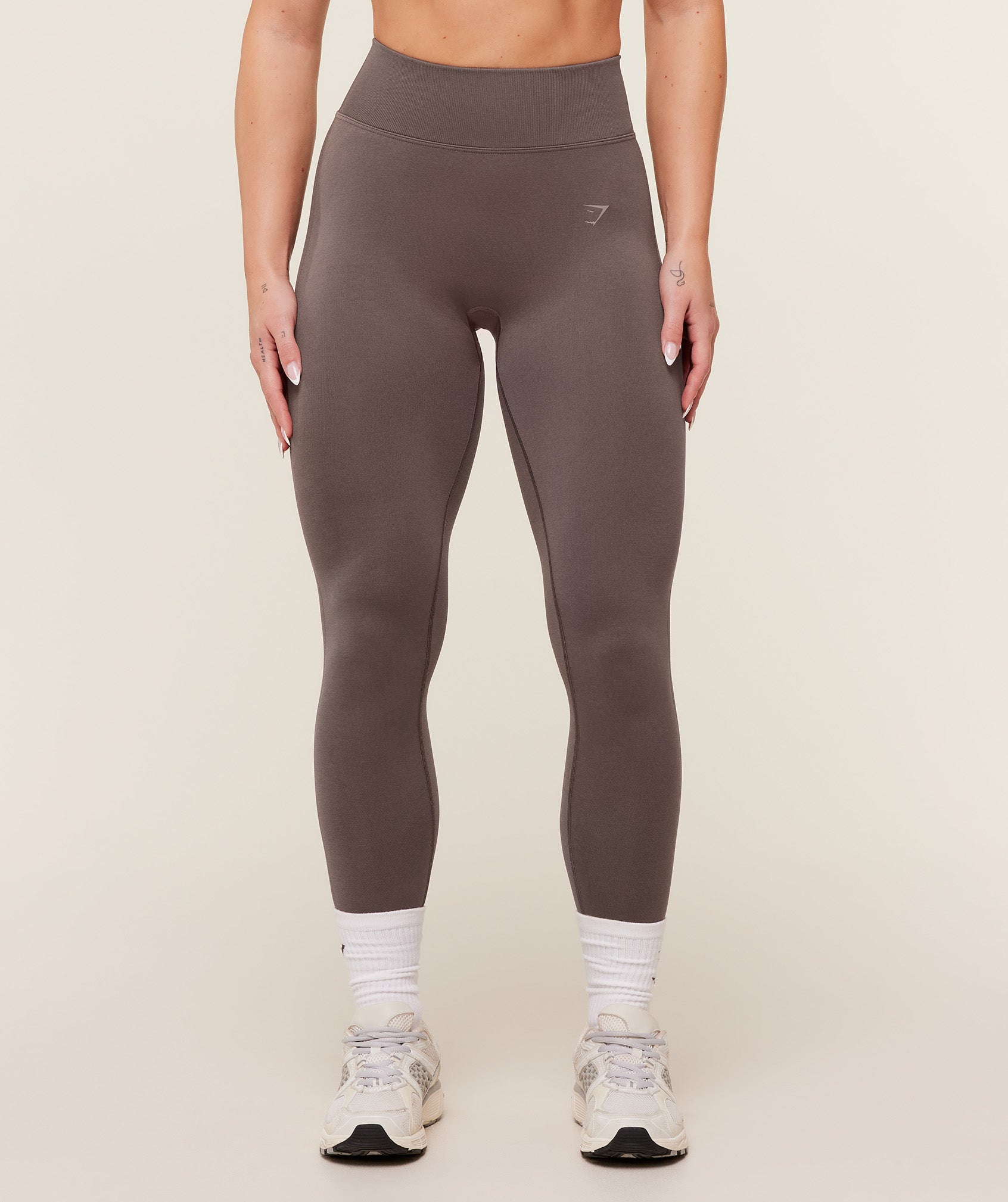 Gymshark Lift Seamless High-Rise Leggings - Cool Brown
