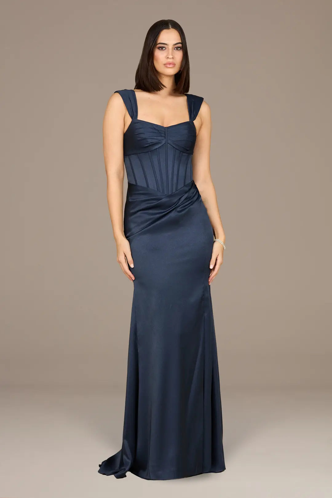 Sleeveless Corset Gown
