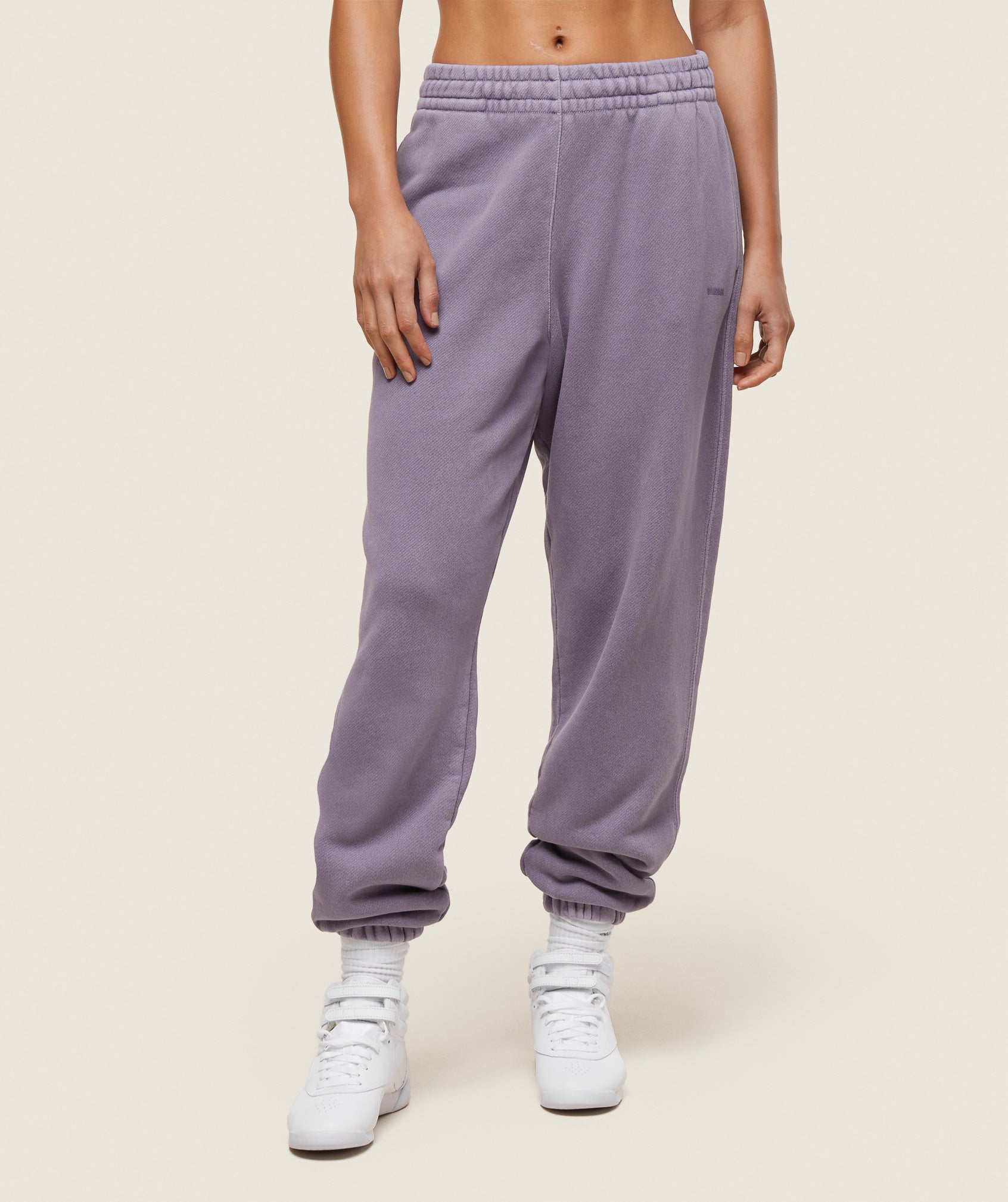 Gymshark Comfort Oversized Pant - Fog Purple/Pigment Garment Dye + Wash