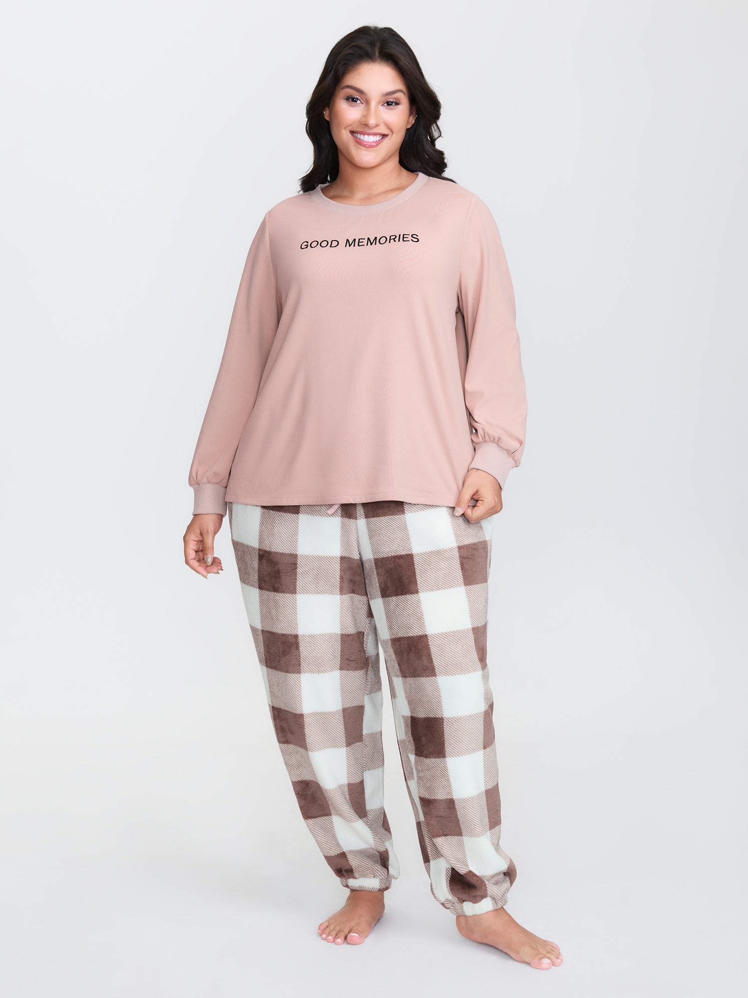 Textured Embroidered Color Contrast Lounge Set