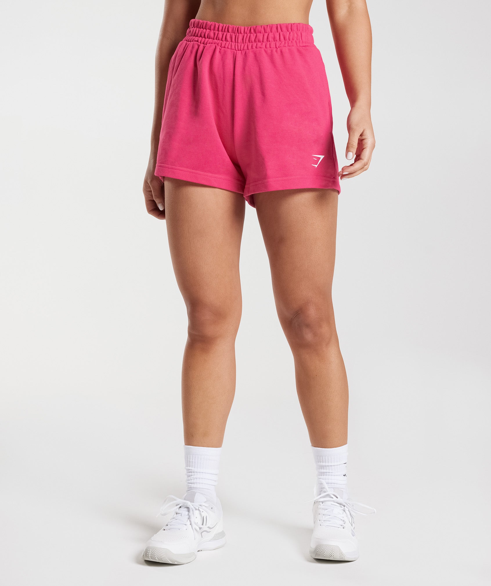 Gymshark Fraction Sweat Shorts - Bright Fuchsia