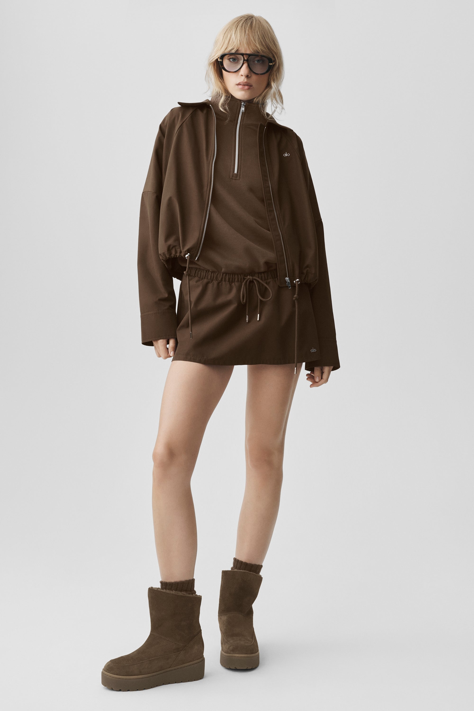 Low-Rise Best Bet Skirt - Espresso