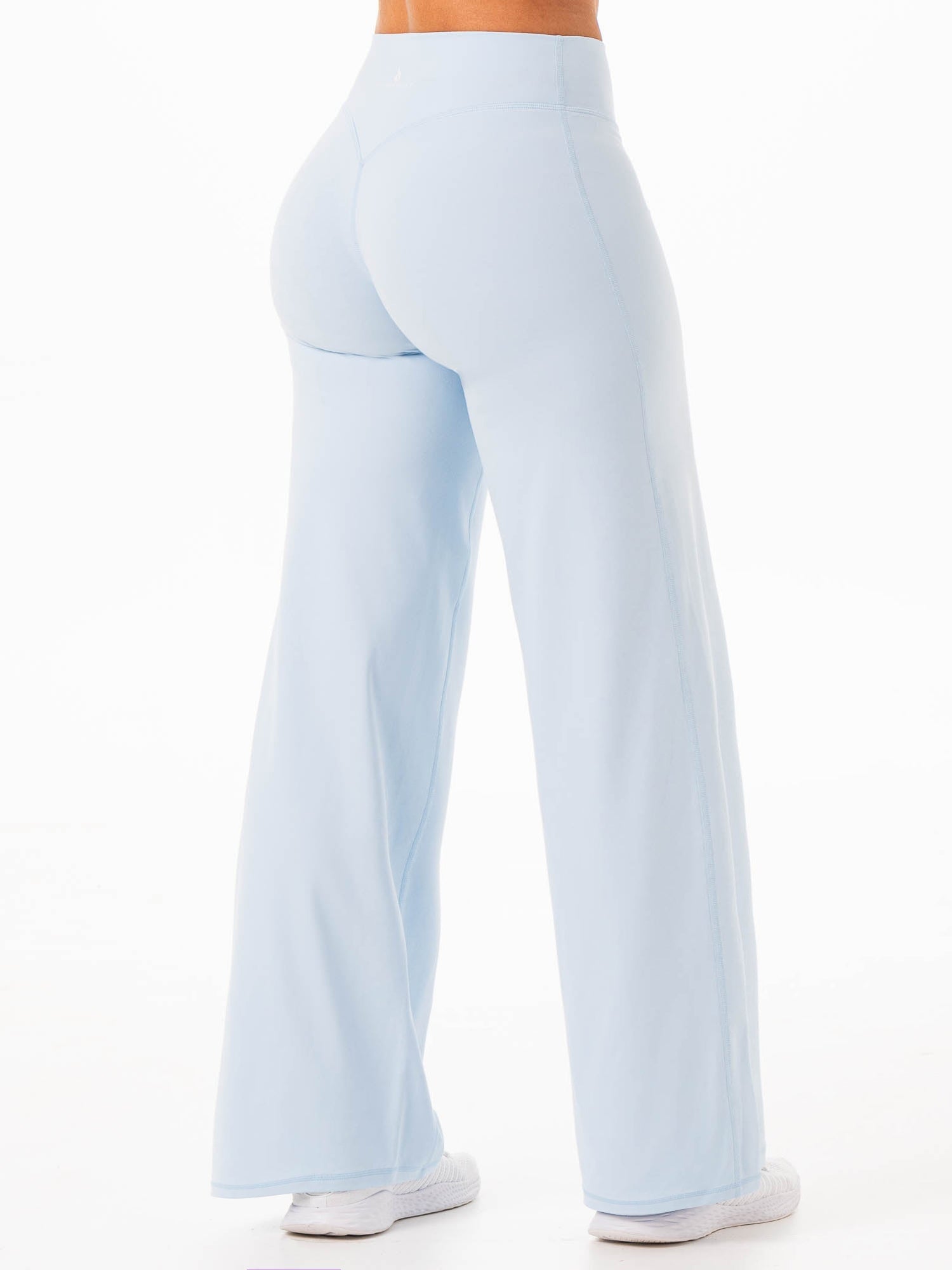 NKD Wide Leg Leggings - Sky Blue