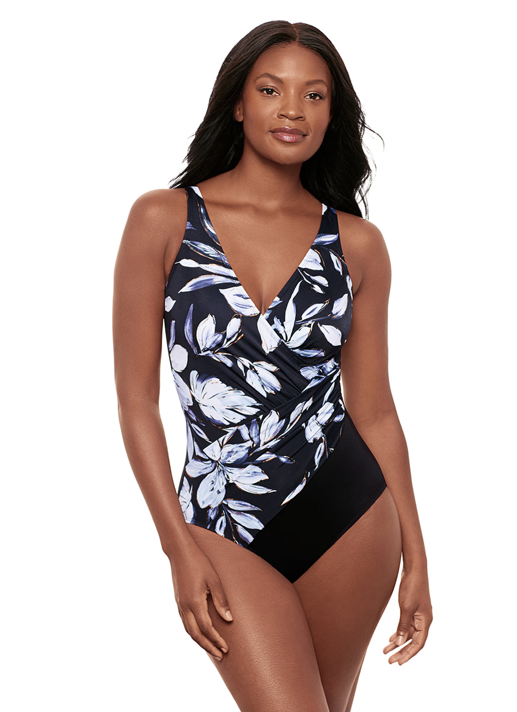 Miraclesuit Women's Fiore Di Luna Oceanus One Piece Swimsuit (DD Cup)
