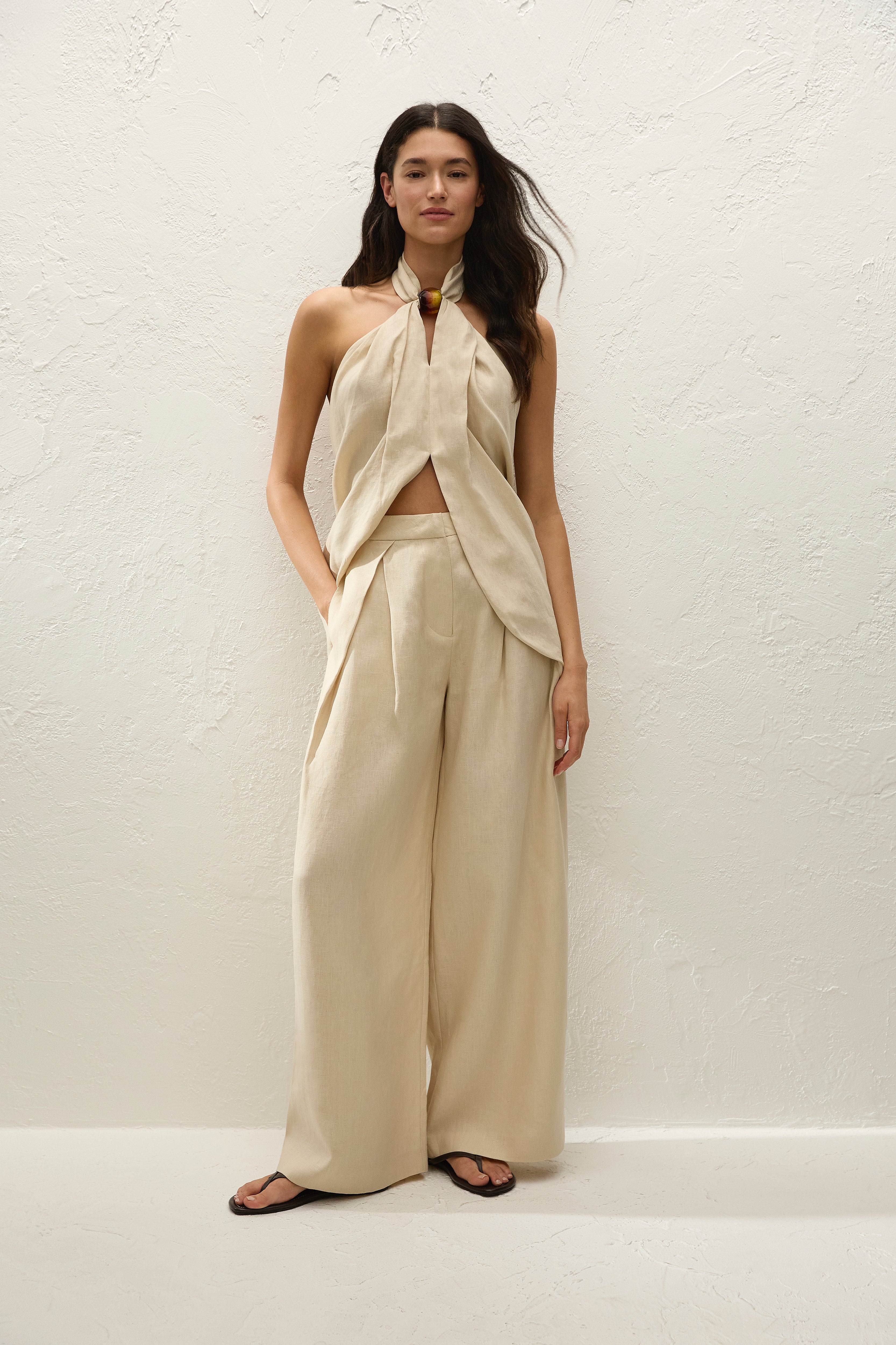 Biba Halter Top Panna - Final Sale