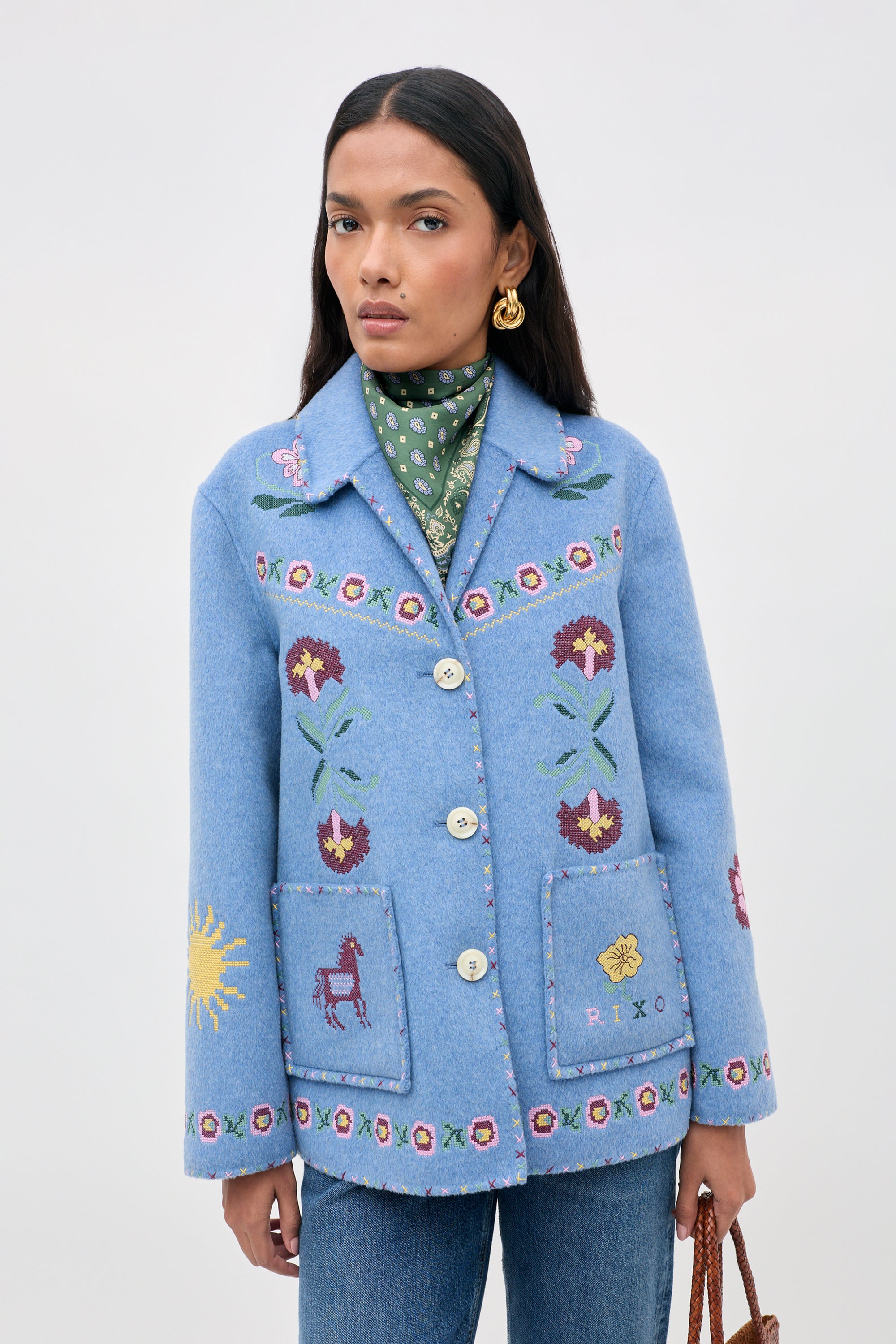 Tashia - Juliette Embroidery Blue