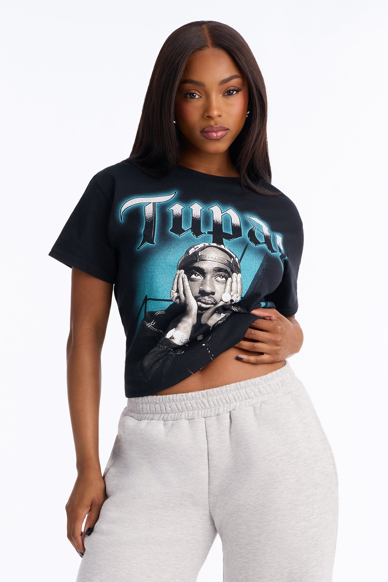 Tupac Vintage Nostalgia Tee - Black