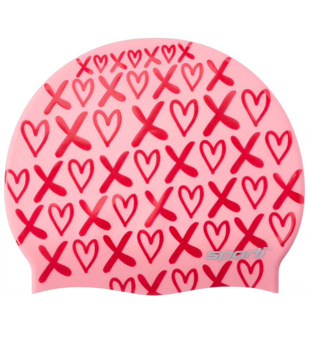 Sporti XOXO Silicone Swim Cap