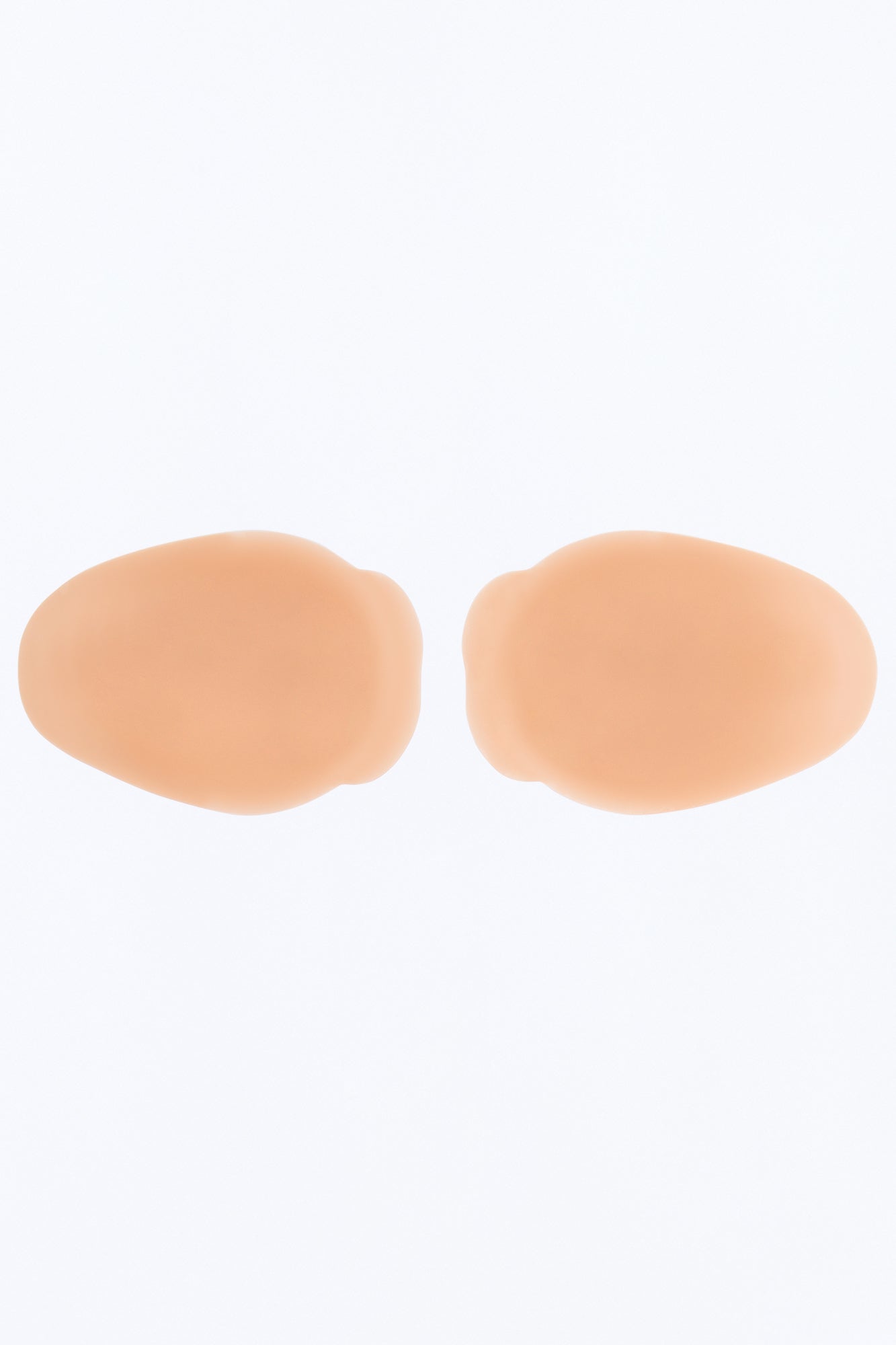 Smooth Nipple Cover Silicone Bra Pasties - LightBrown