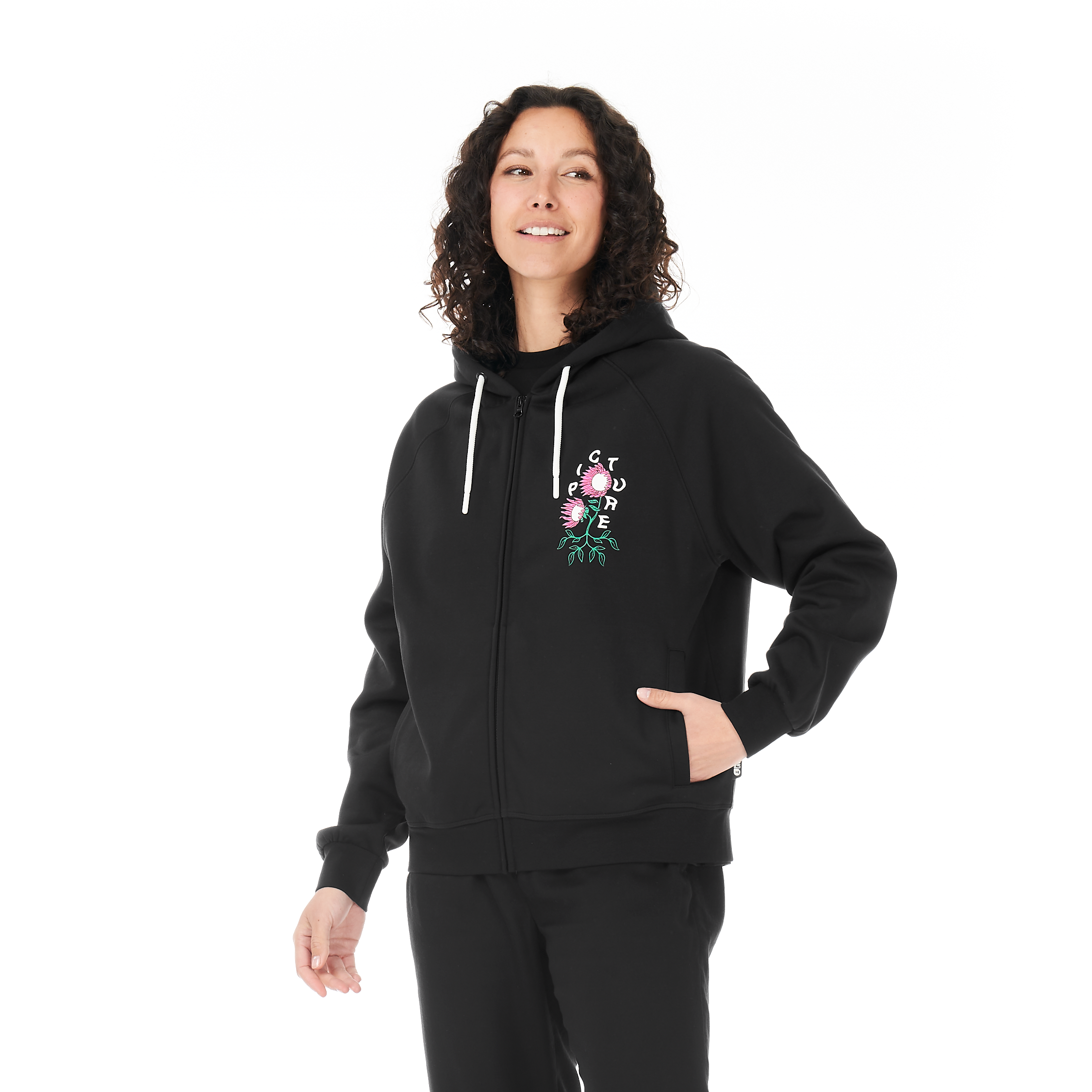 Sweat à capuche zippé femme CARYNA