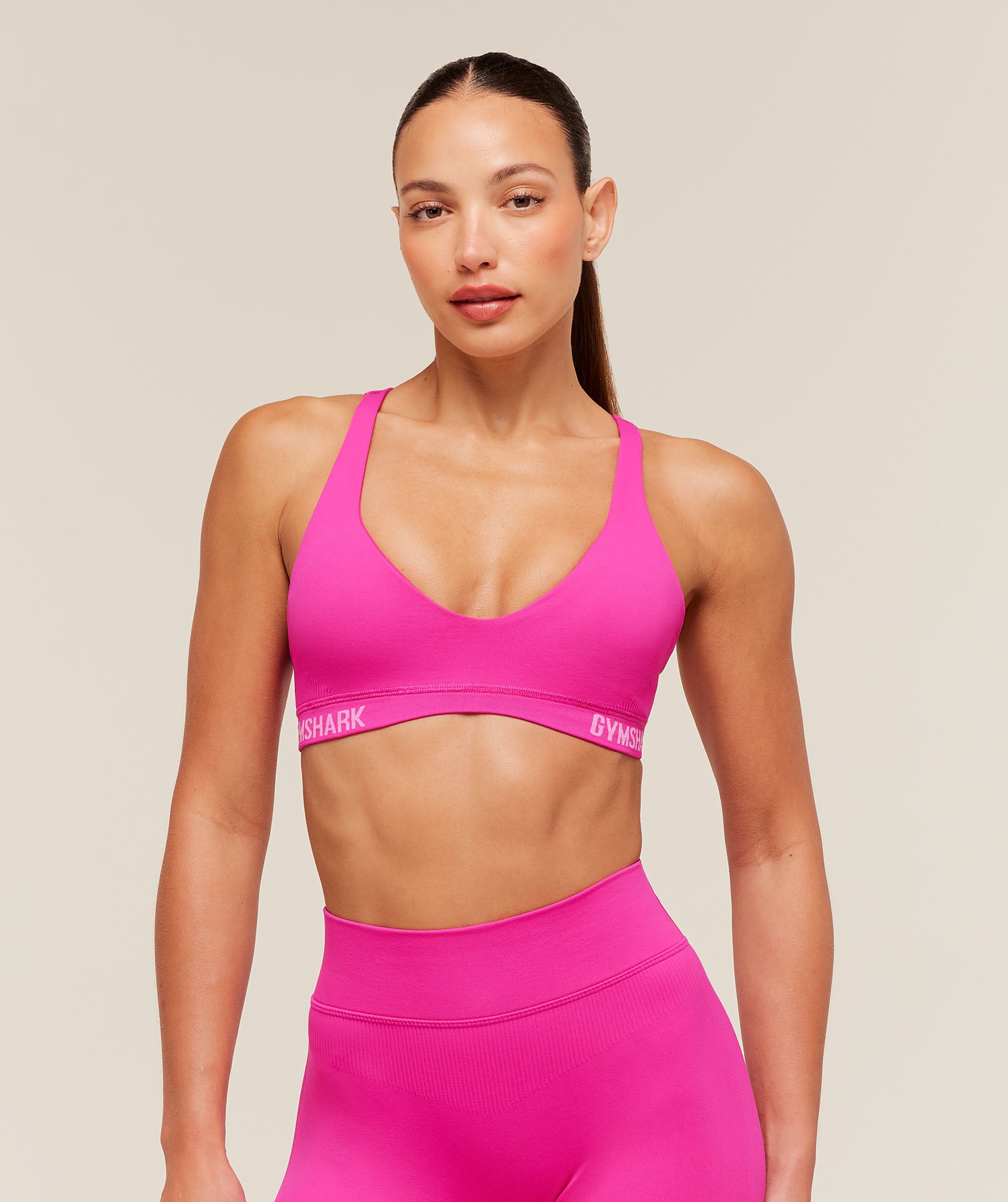 Gymshark Flex V4 Sports Bra - Super-Set Pink/P310