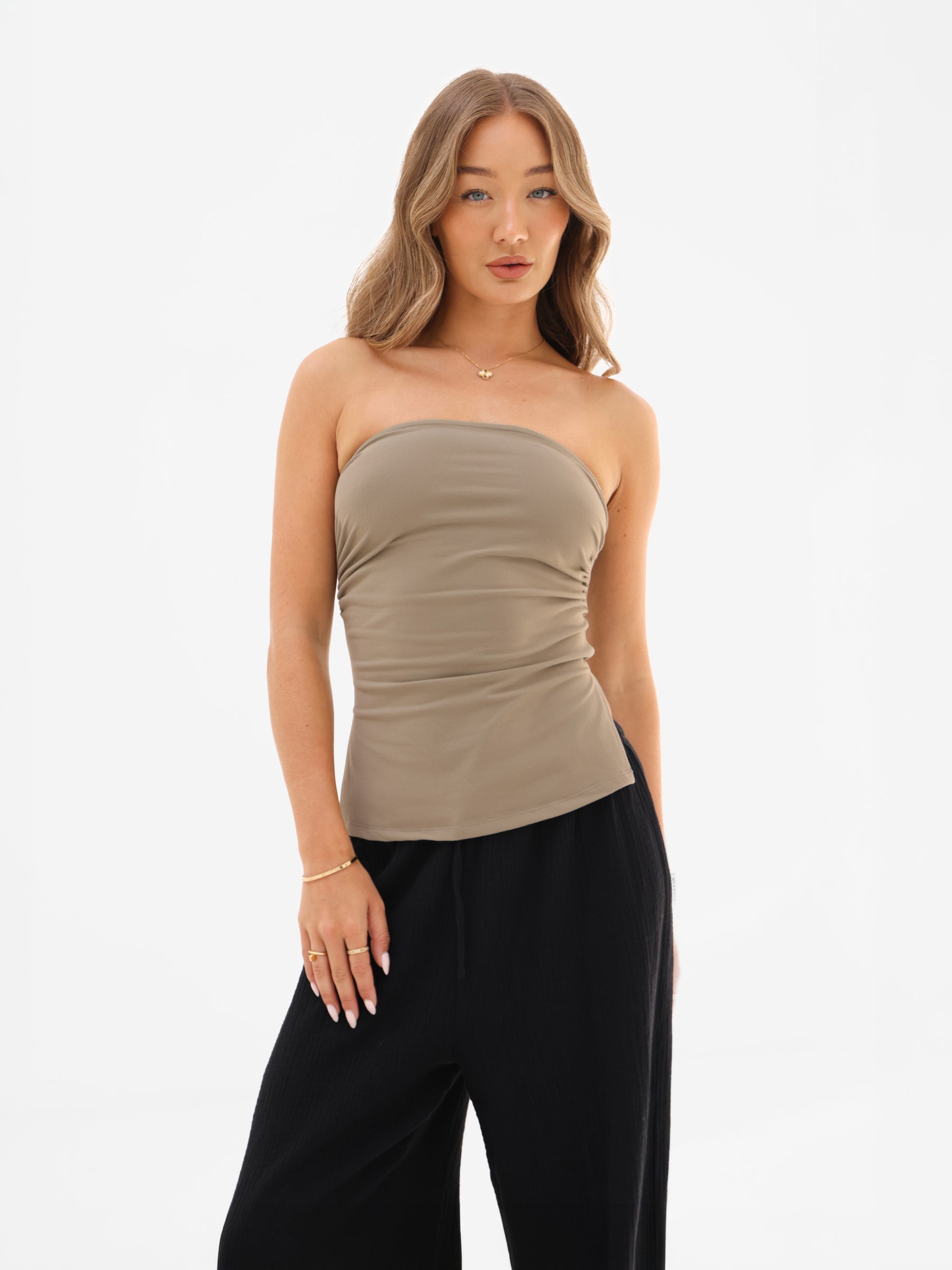 Solea Bandeau Top - Taupe
