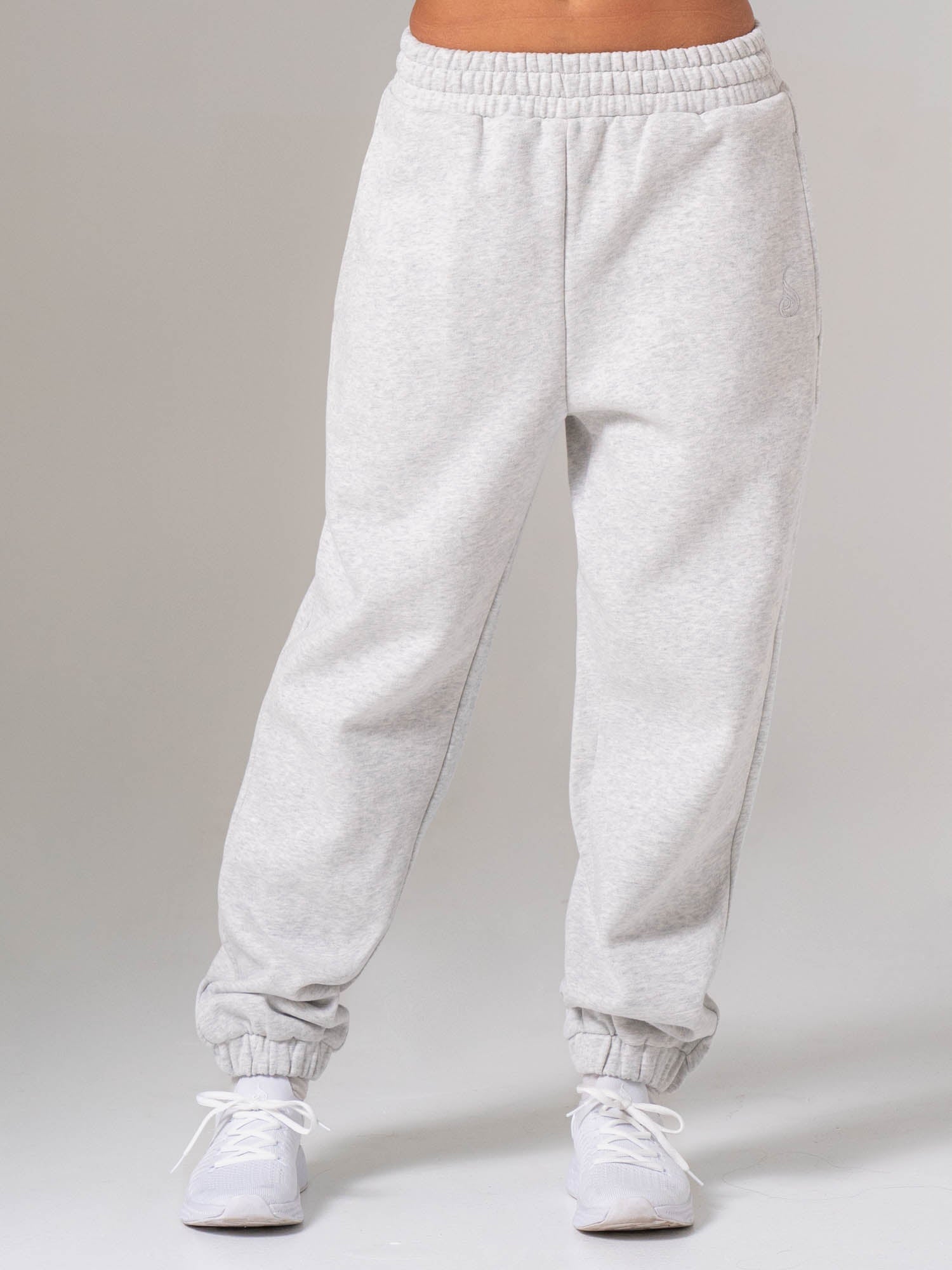Plush Trackpant - Snow Marl