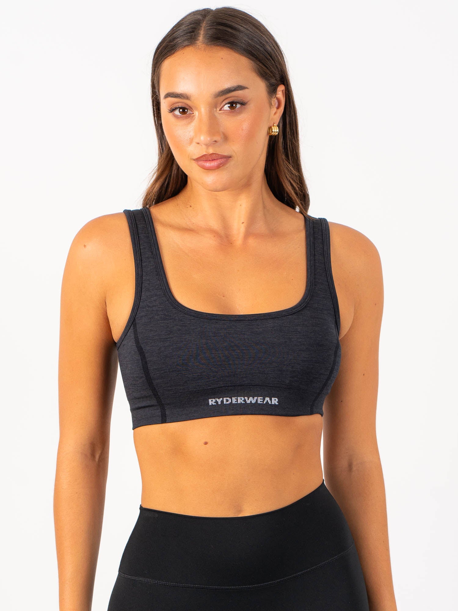 Enhance Seamless Sports Bra - Black