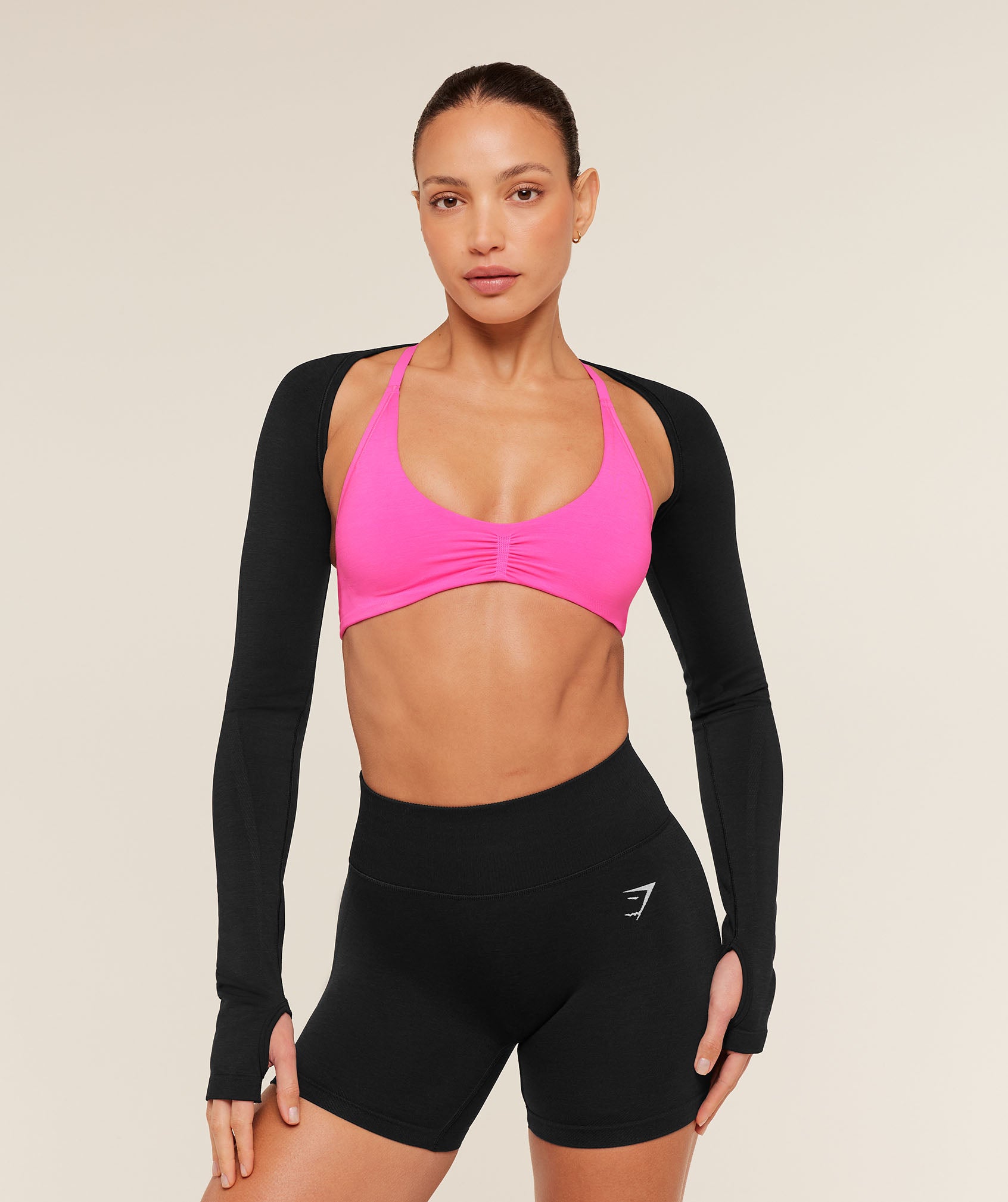 Gymshark Relay Seamless Shrug - Black