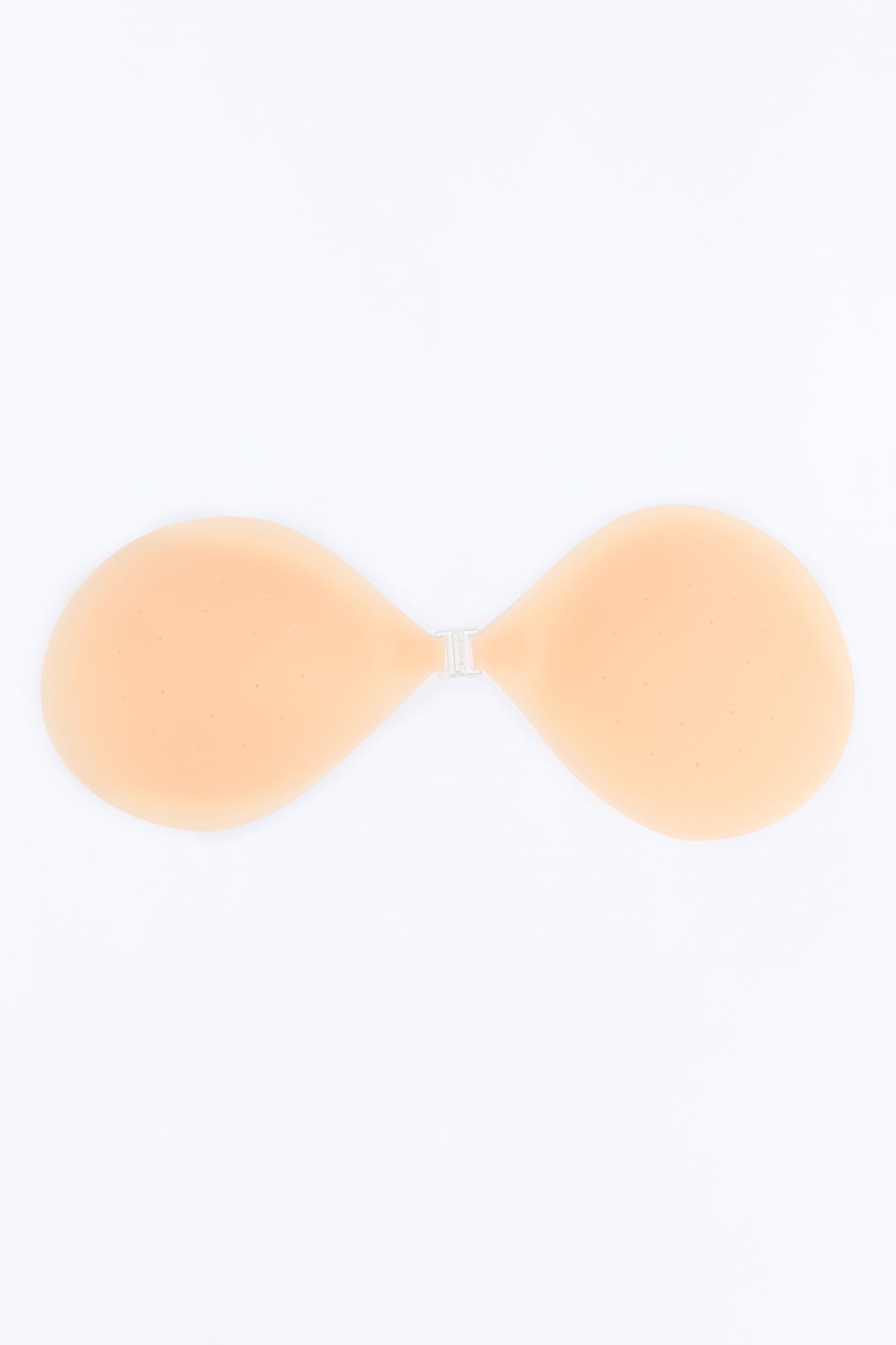 Breathable Perforated Silicone Sticky Bra - Tan