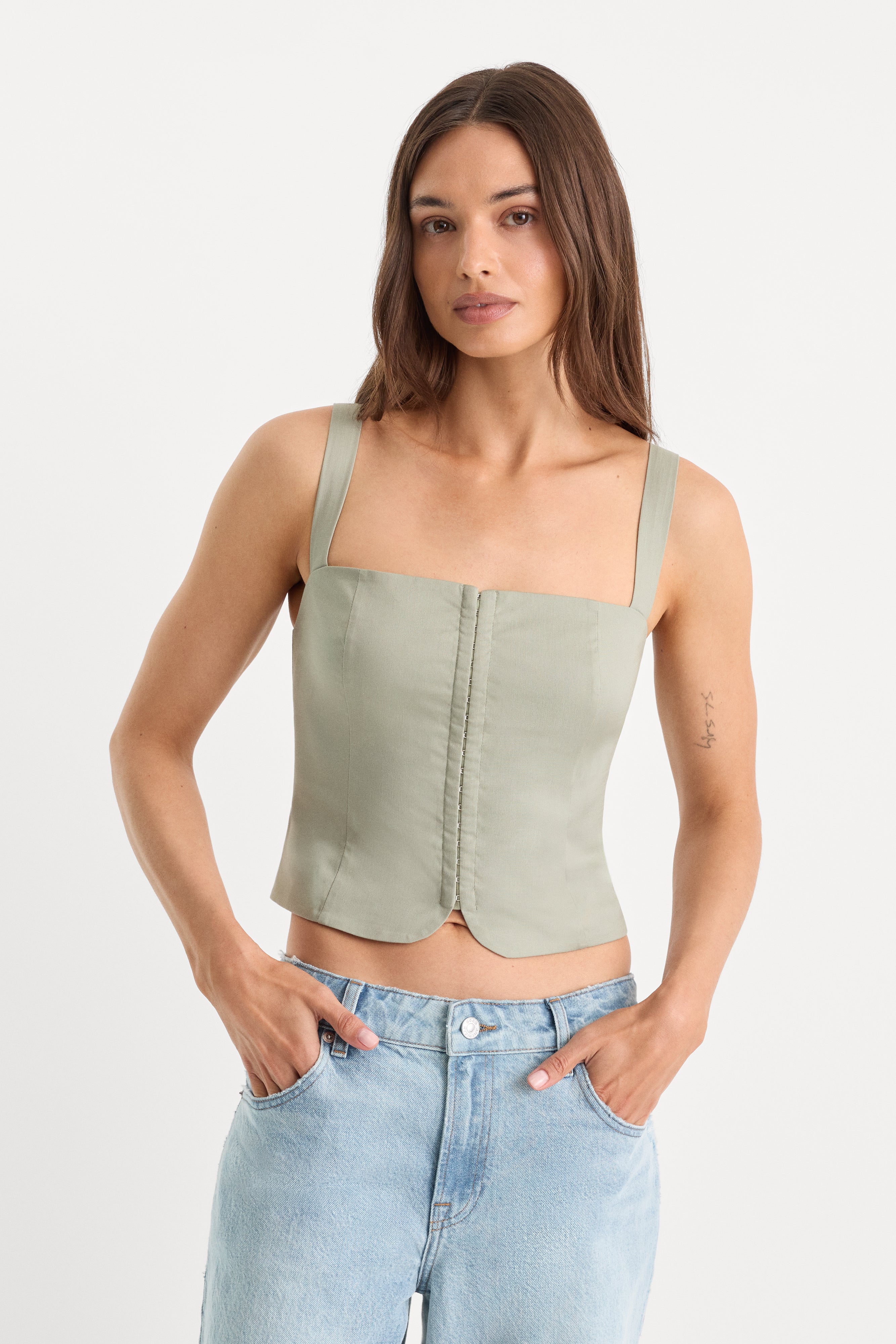 THE LINEN CORSET | MOSSWELL