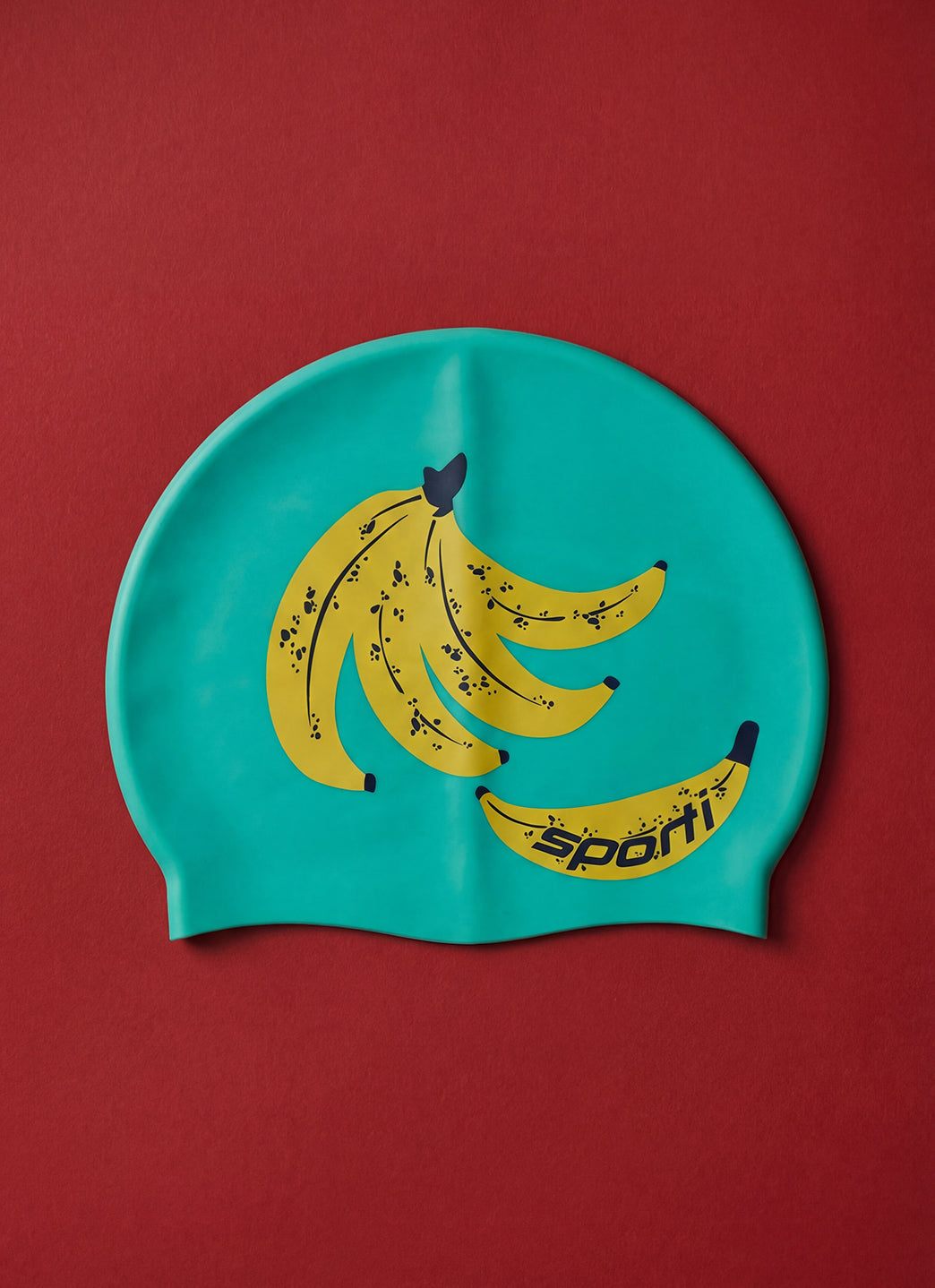 Sporti Bananas Silicone Swim Cap