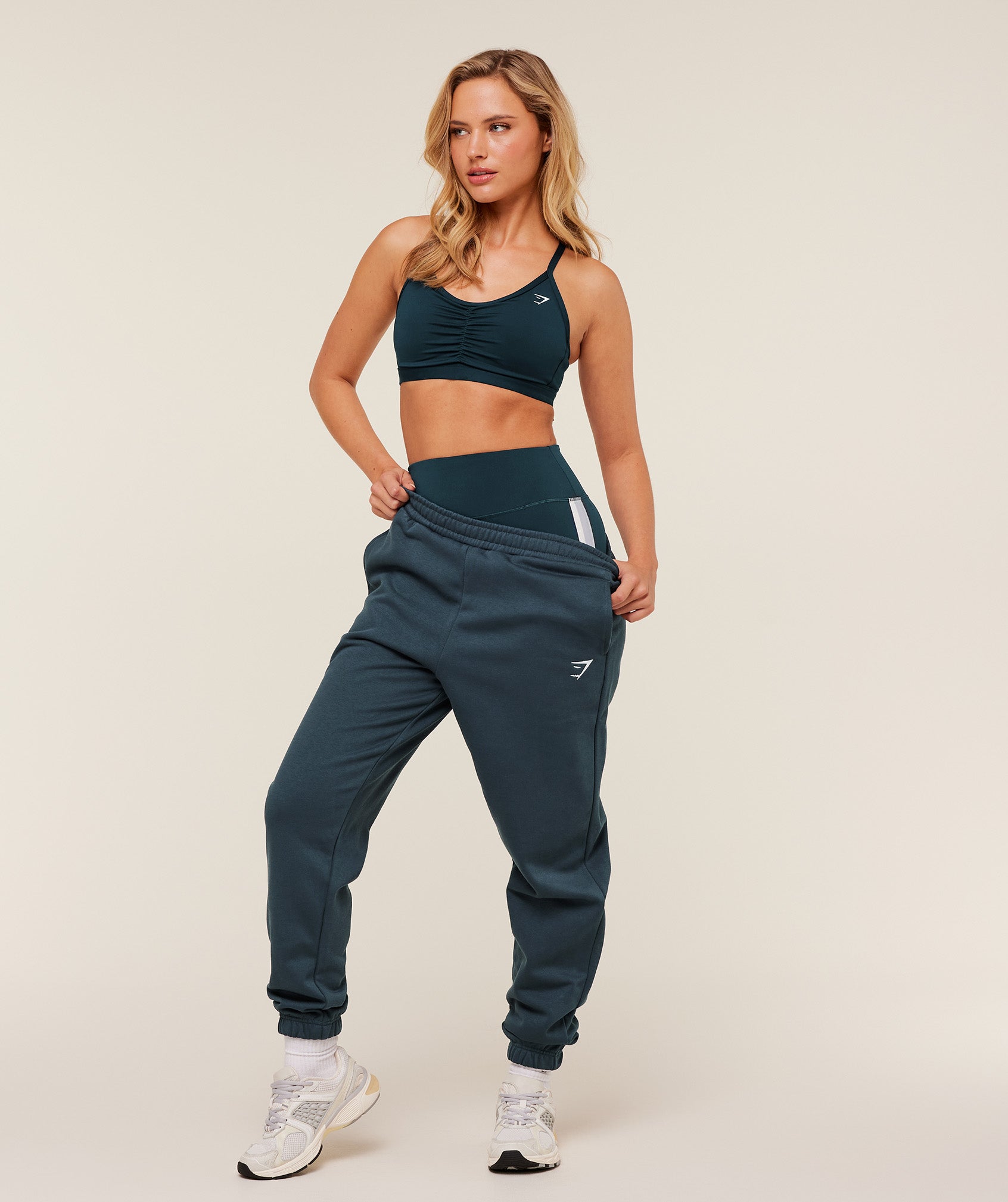Gymshark Training Regular Fleece Joggers - Stealth Blue