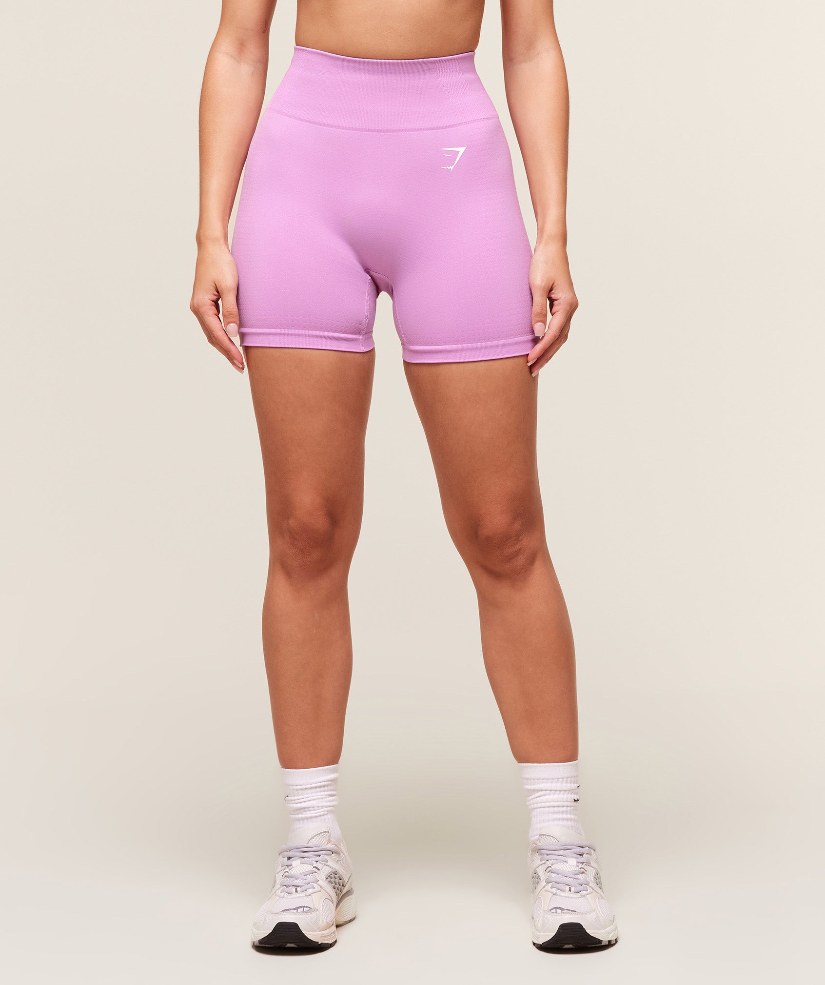 Gymshark Vital Seamless 2.0 Shorts - Sour Pink/Marl