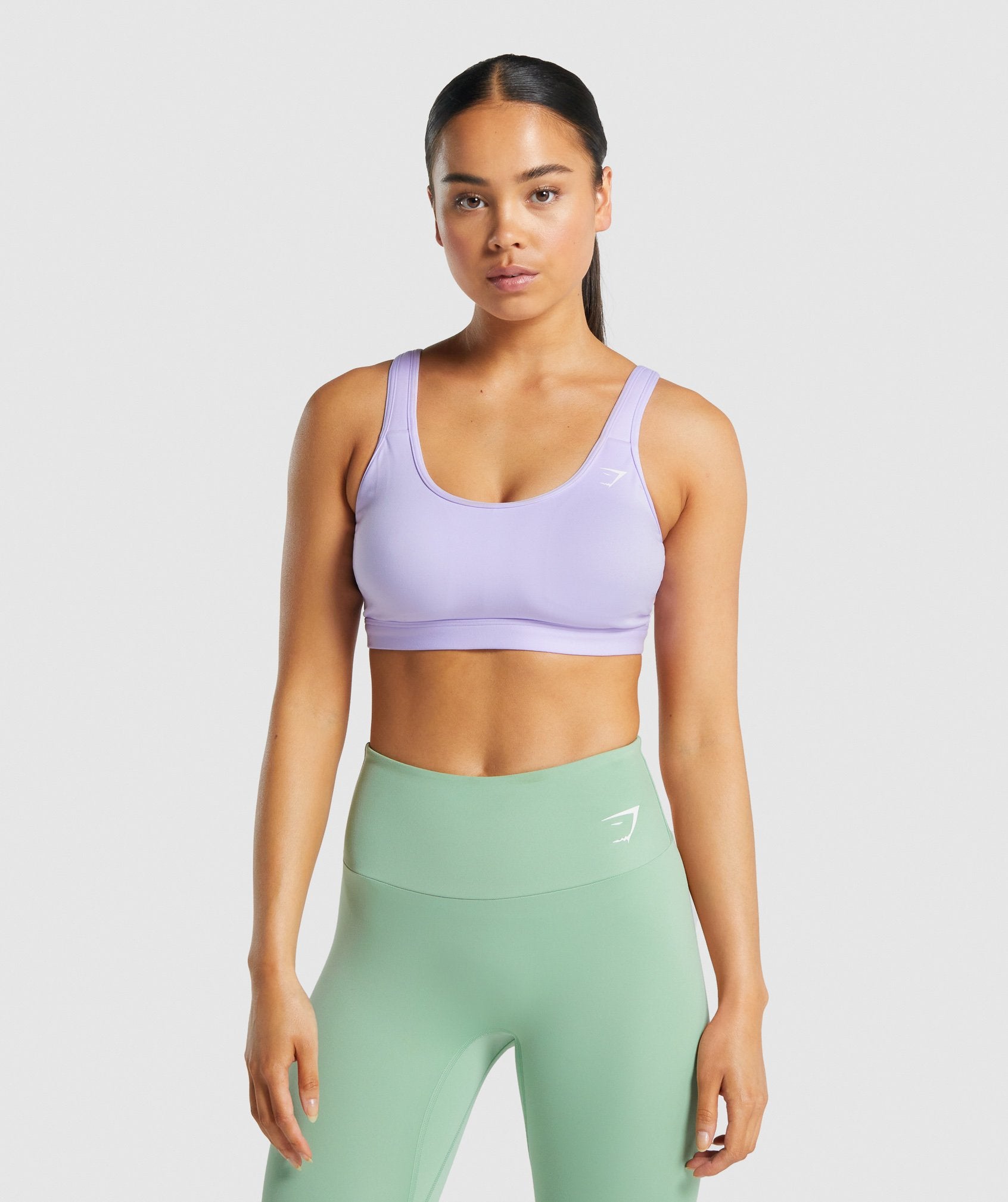 Gymshark Scoop Neck Sports Bra - Iris Purple