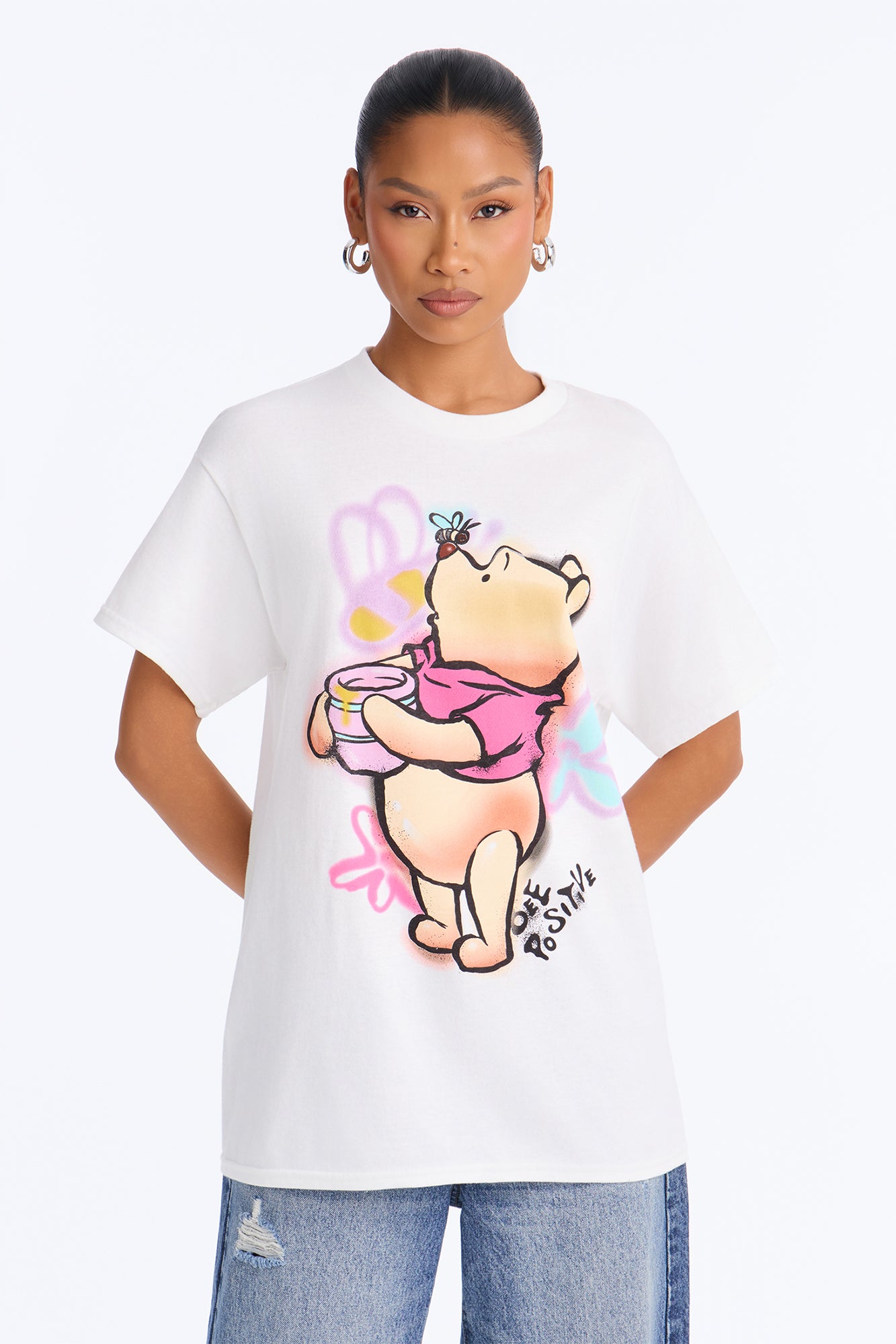 Winnie The Pooh Airbrush Tee - White