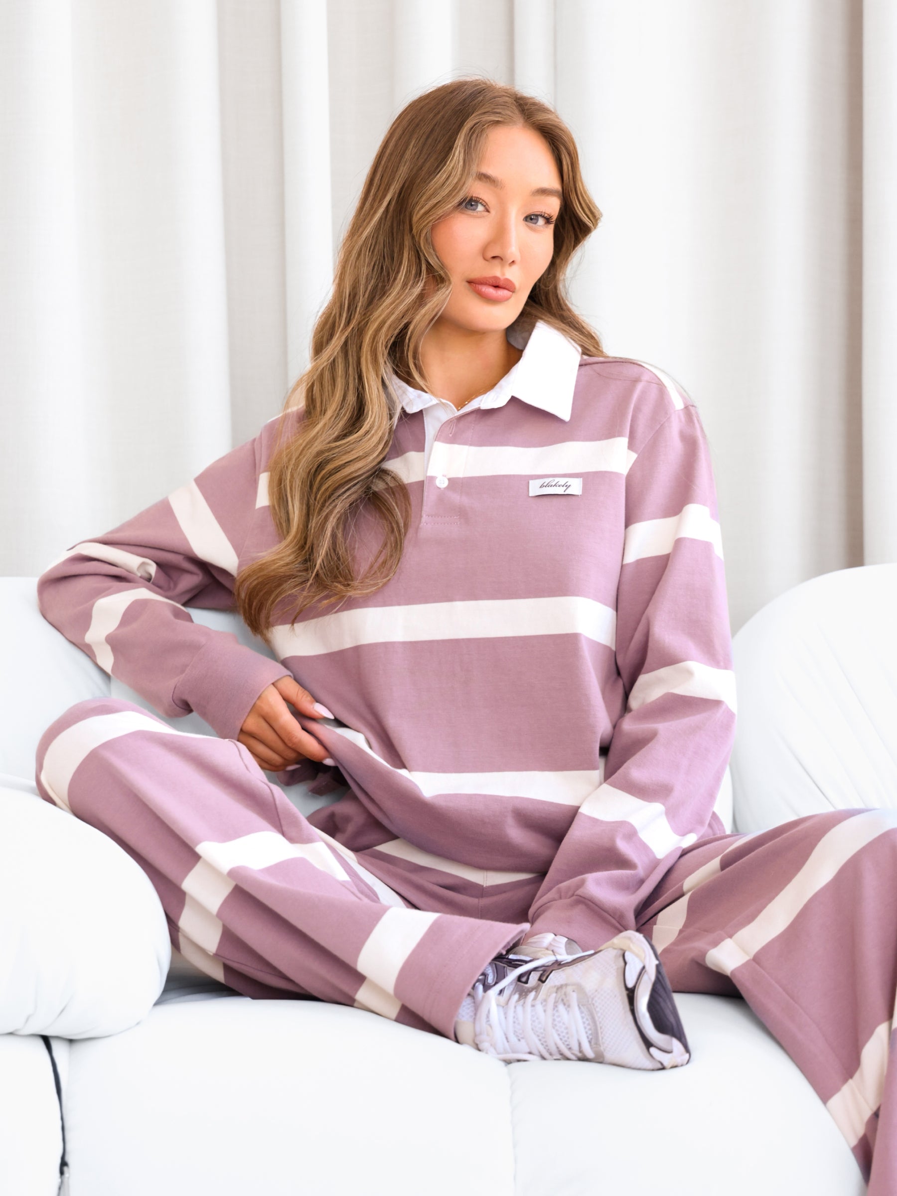 Tilly Rugby Shirt - Dusty Pink